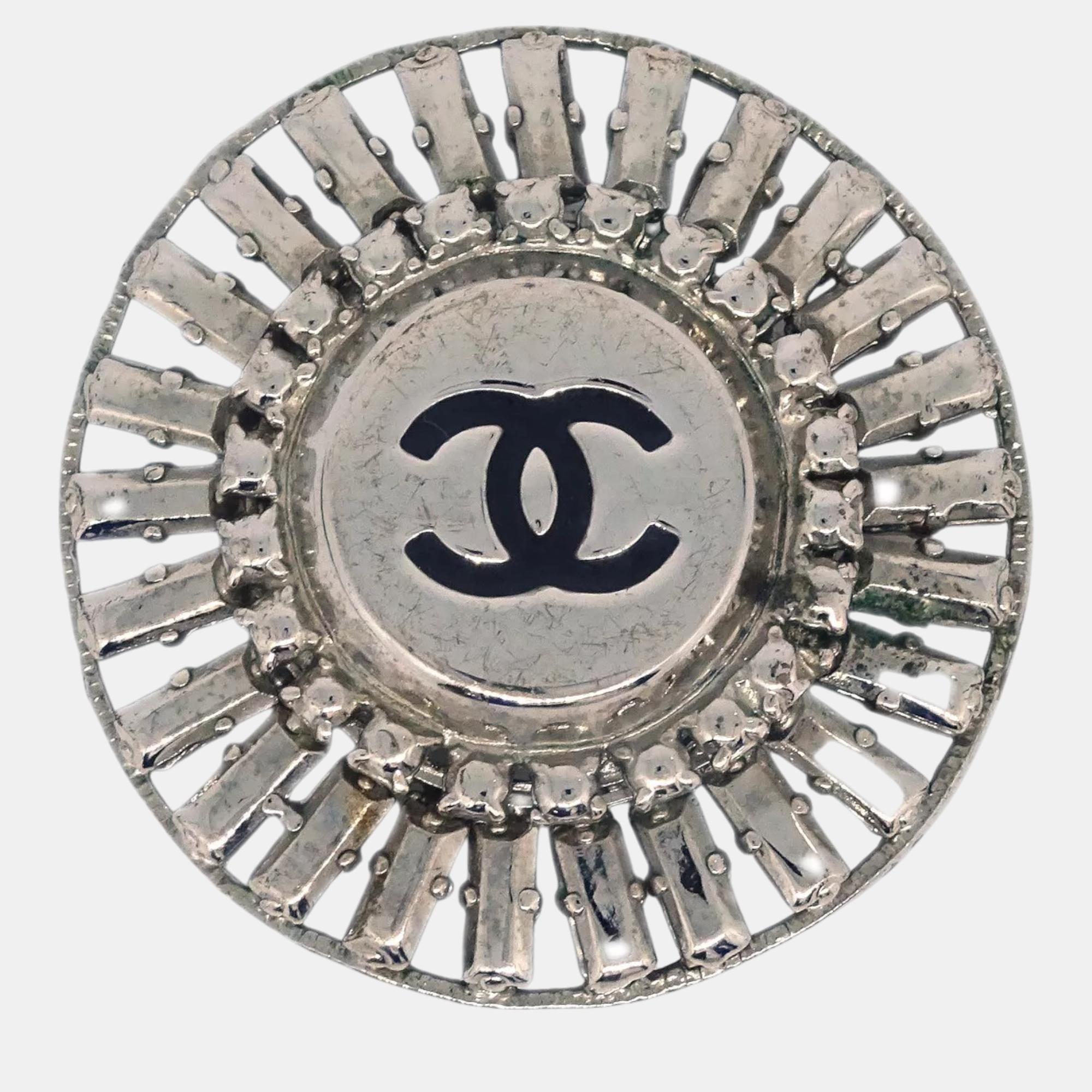 

Chanel Silver Brooch Pin