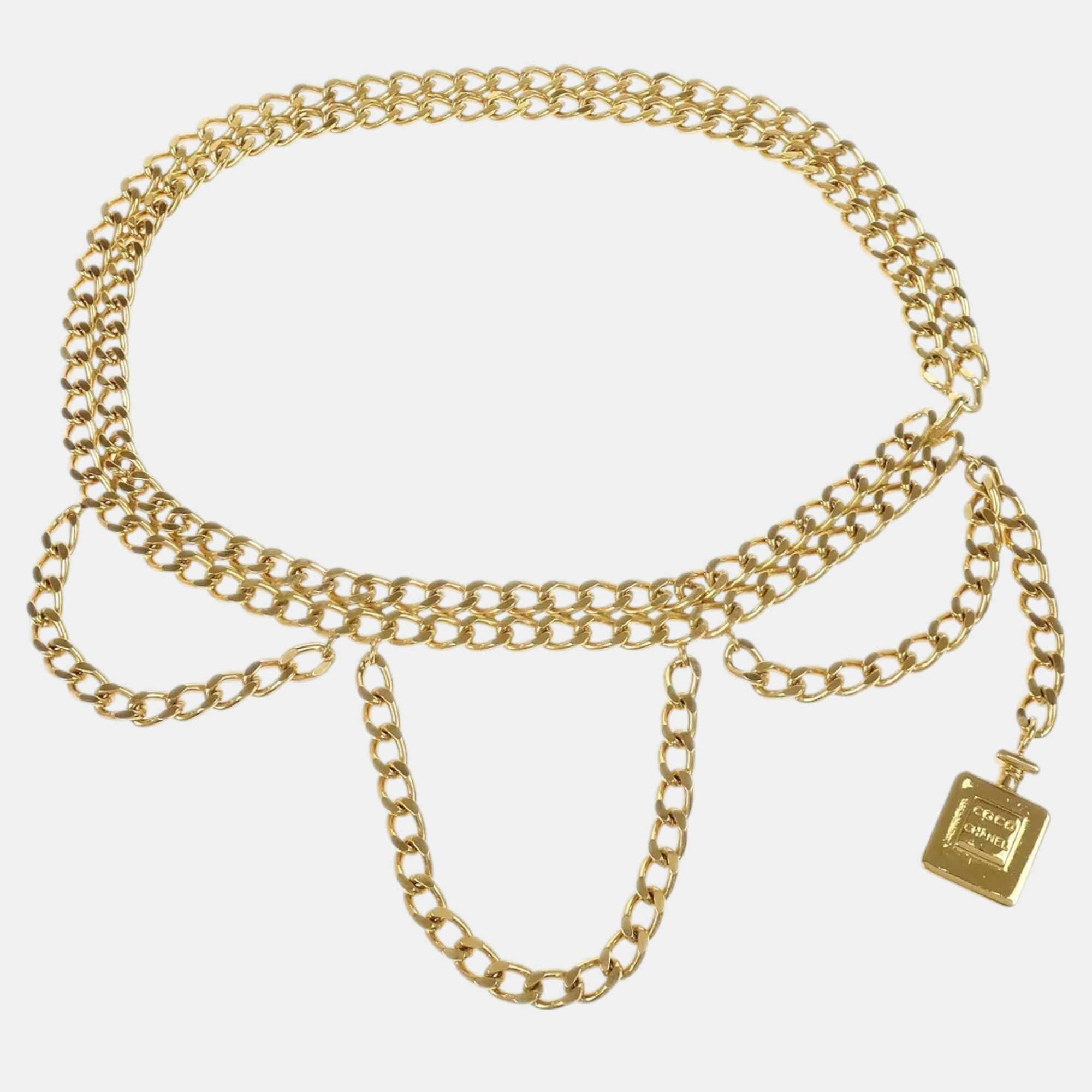 

Chanel Gold Plated Chain Belt