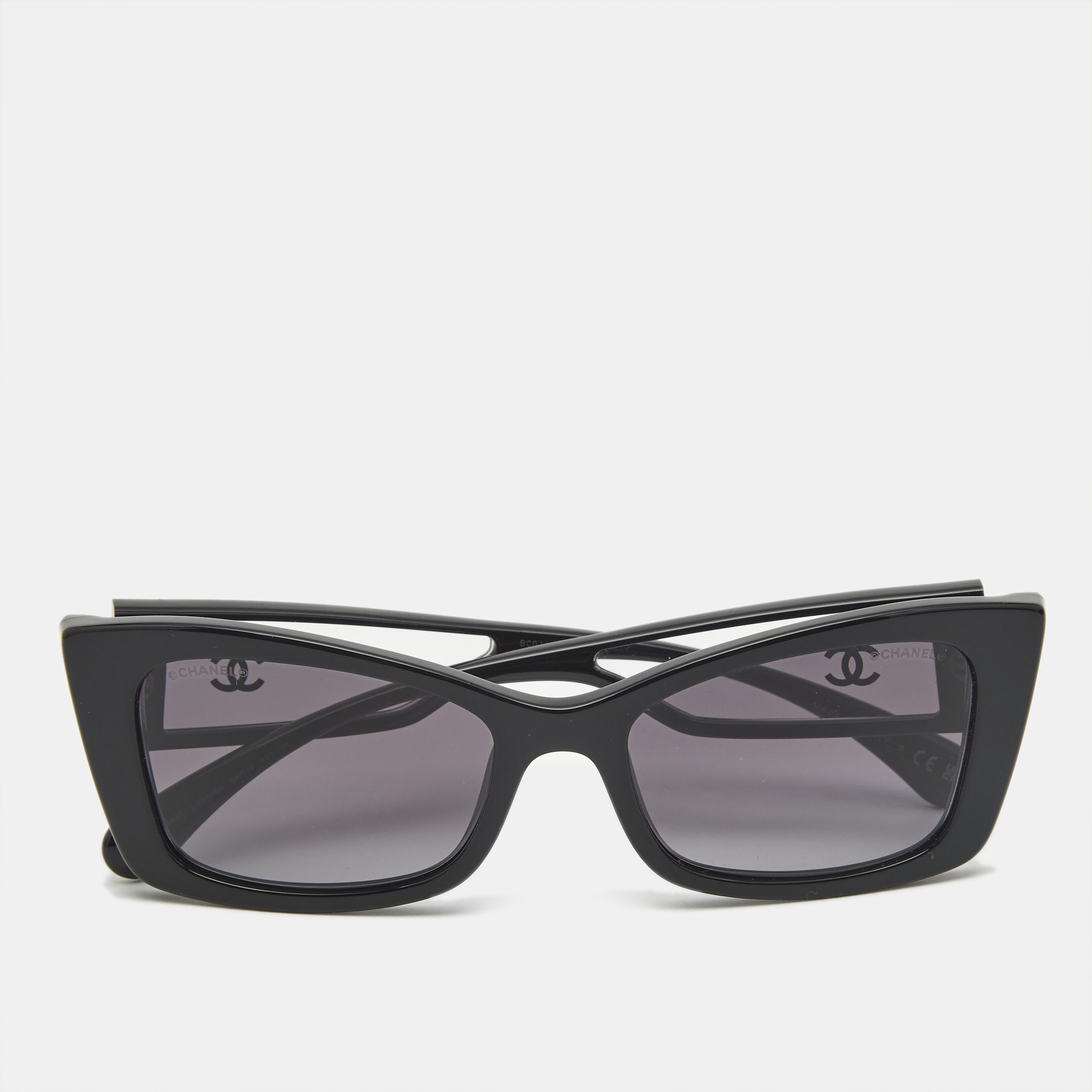

Chanel Black Gradient 5430 CC Frame Rectangle Sunglasses