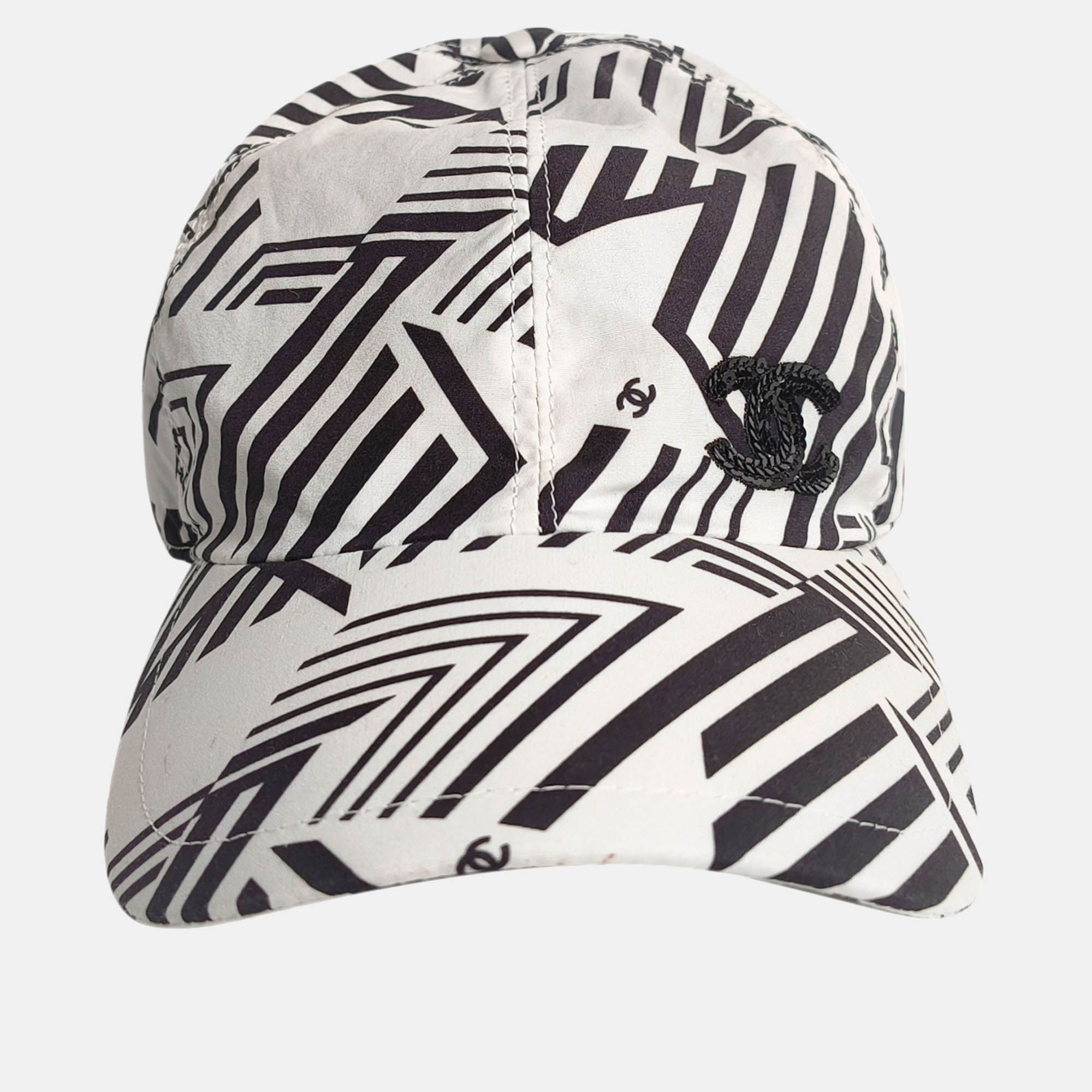 Chanel Black and White Cap