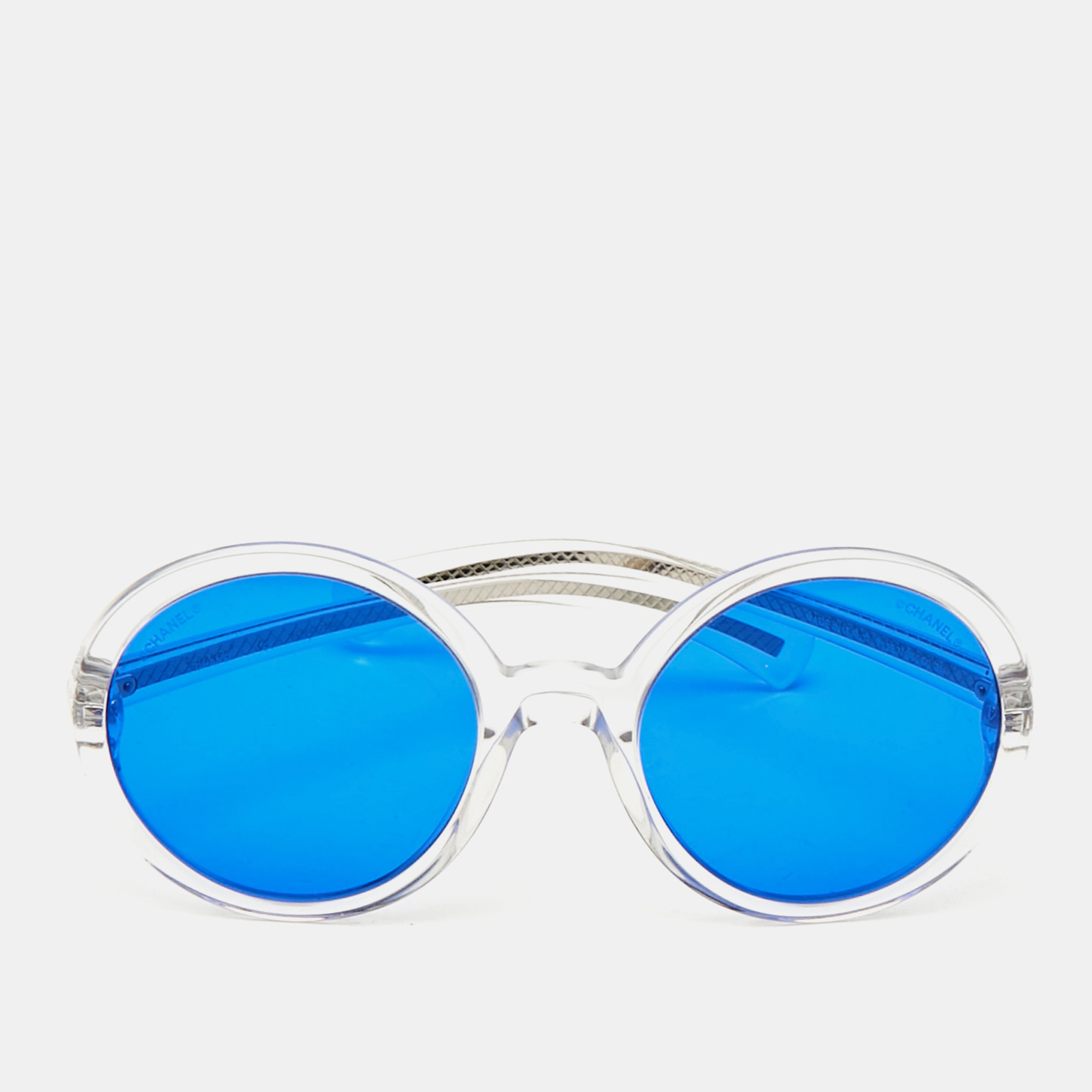 

Chanel Blue Acetate 71287 CC Round Sunglasses