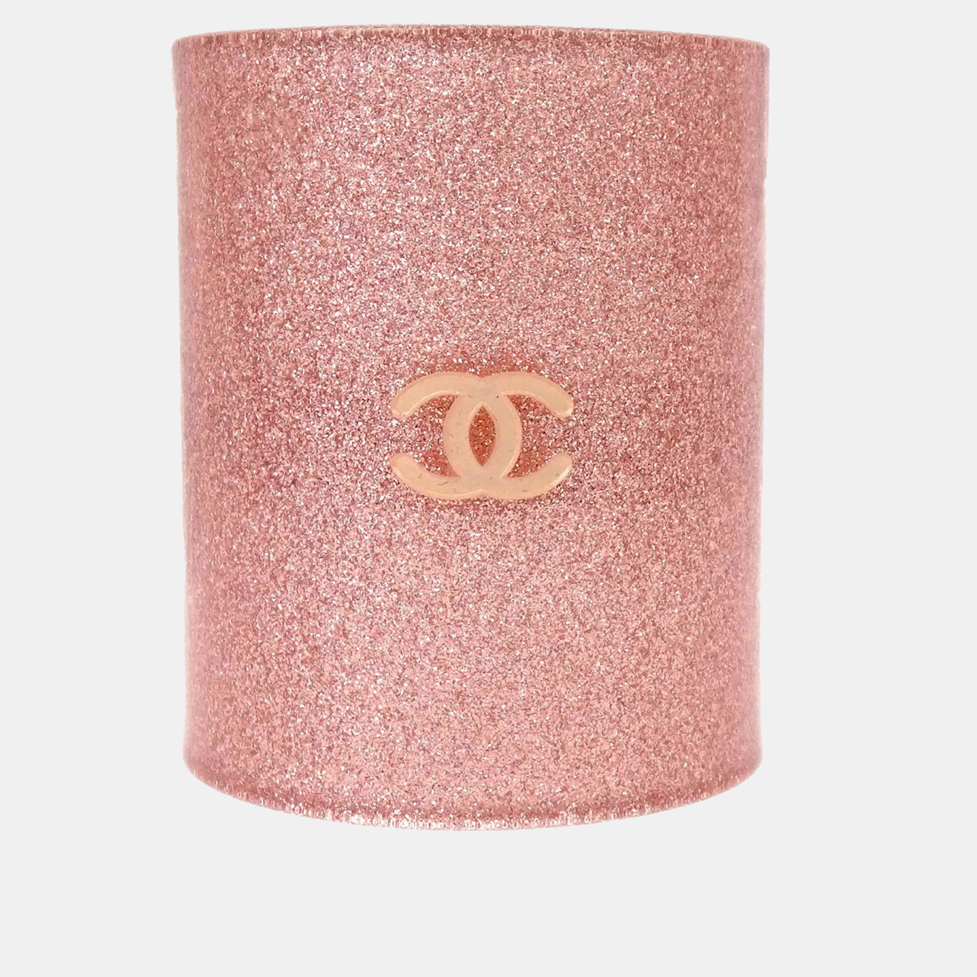 

Chanel Hair Clip Hairpin Barrette Silver Pink