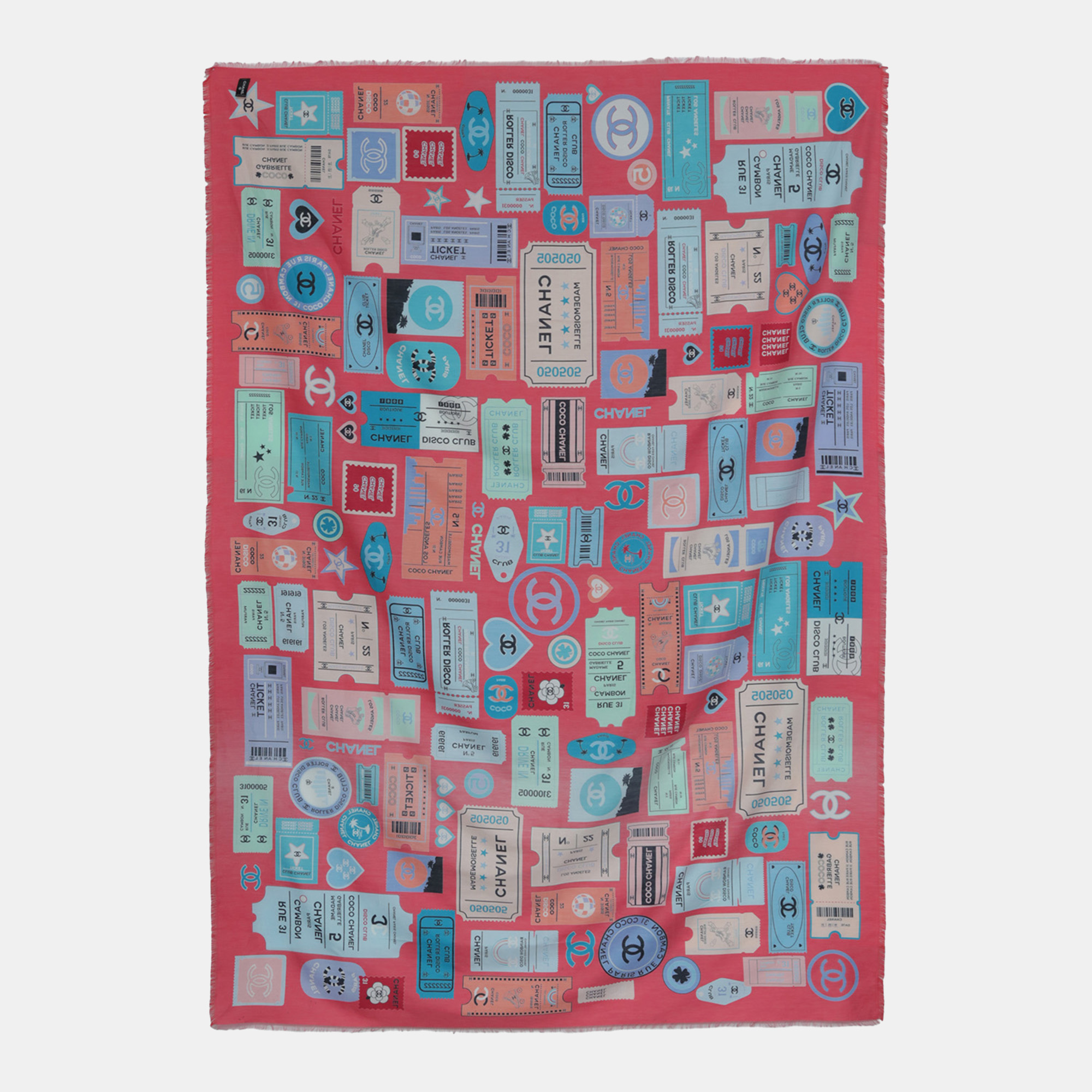 

Chanel Printed Scarf, Multicolor