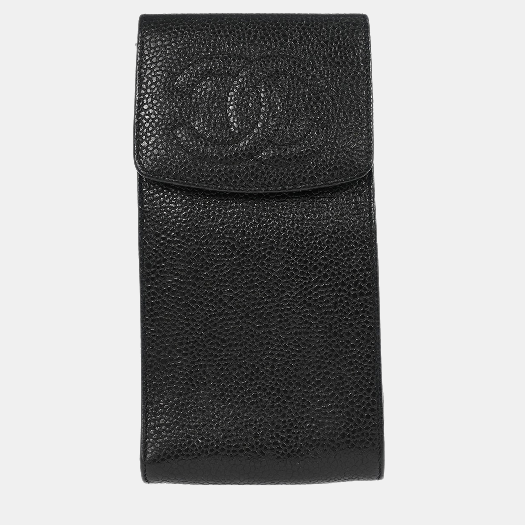 

Chanel Black Calfskin Timeless Sunglasses Case Small