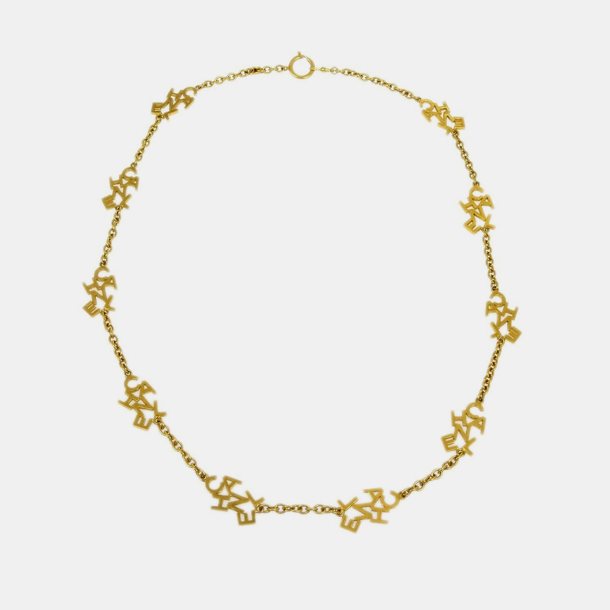 

Chanel Chain Necklace Gold