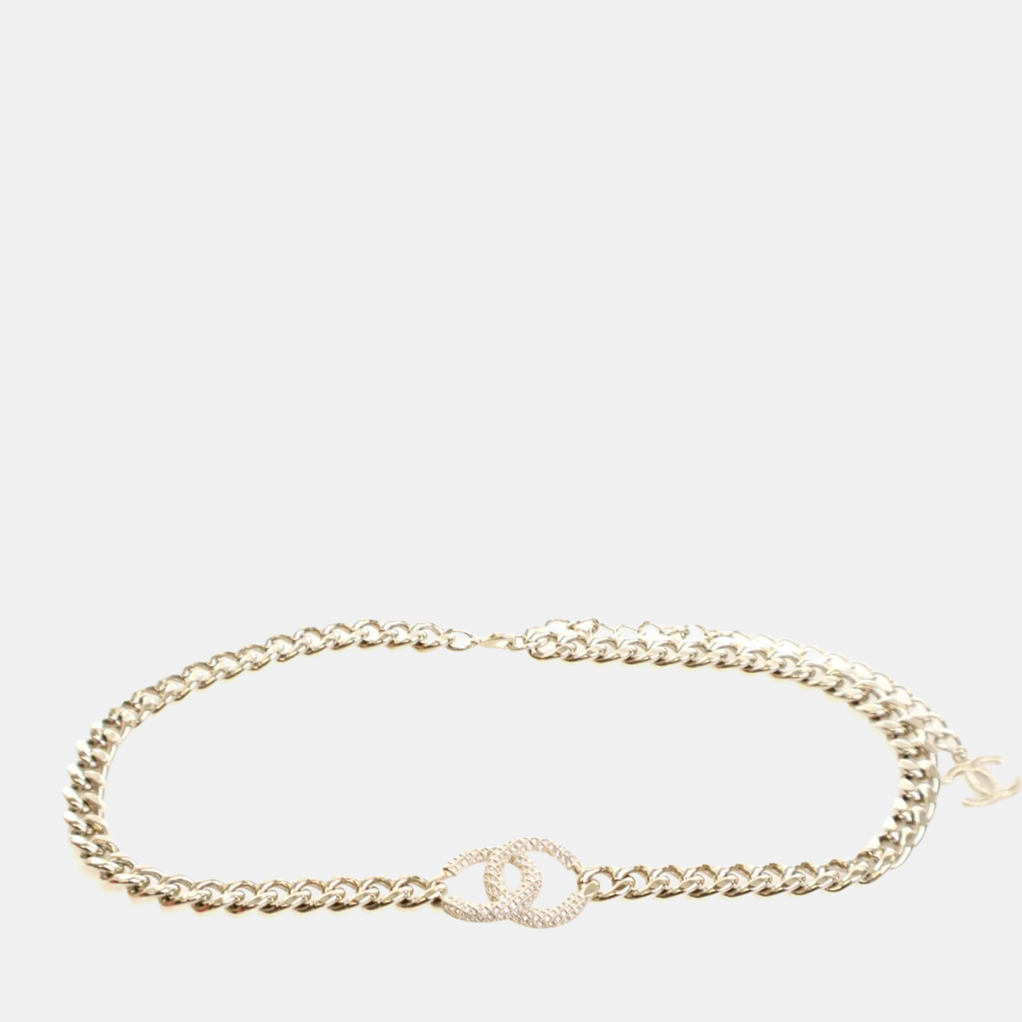 

Chanel Crystal CC Gold Chain Belt