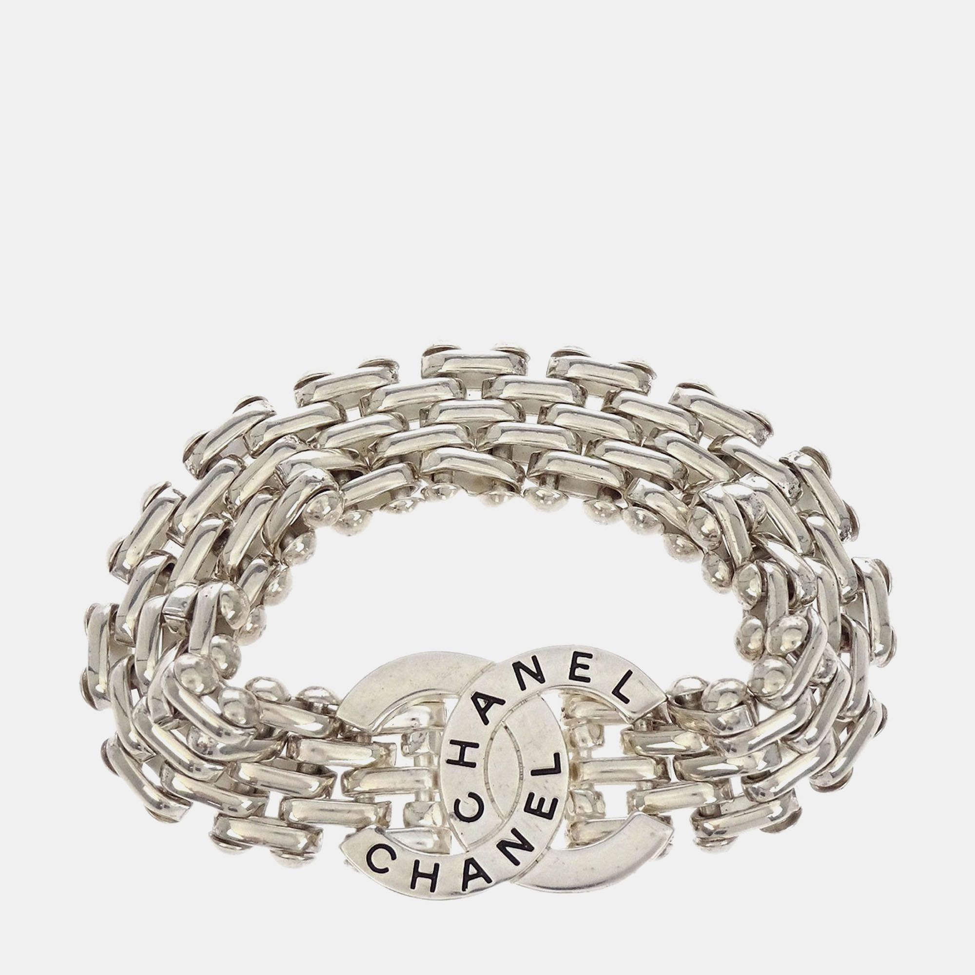 

Chanel CC Bracelet Silver