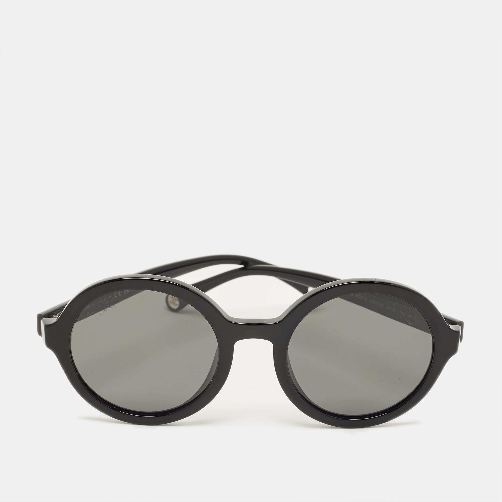 

Chanel Black 5522 U CC Frame Round Sunglasses
