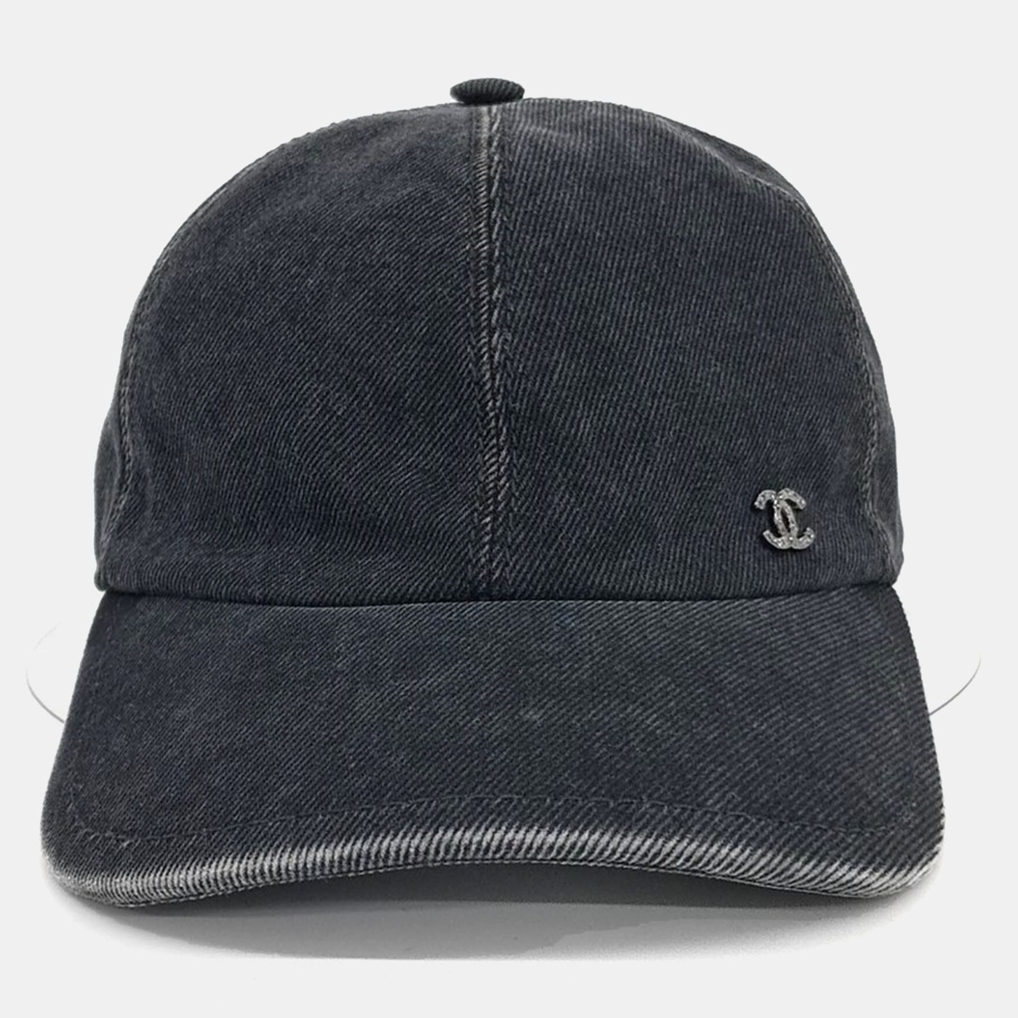 

Chanel Black/Blue Denim Cap