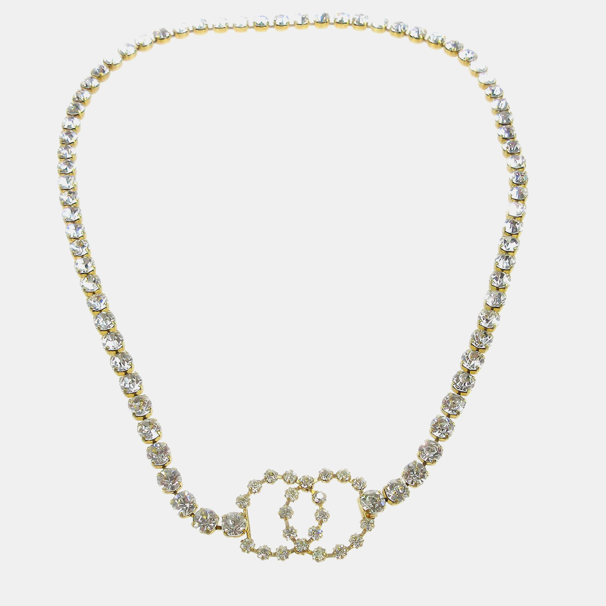 

Chanel CC Rhinestone Gold Chain Belt