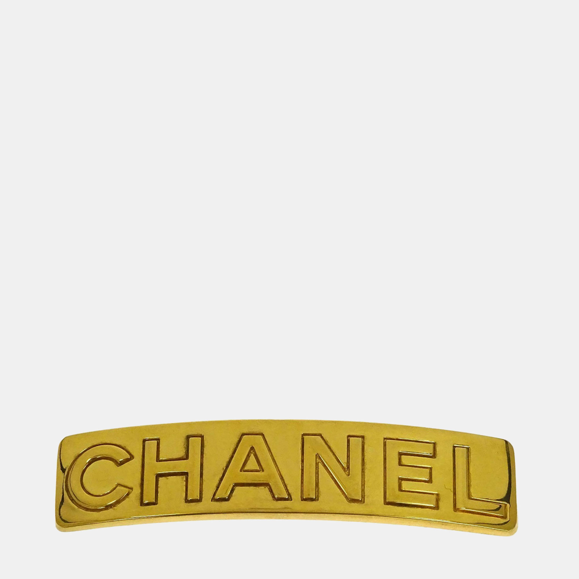 

Chanel Hair Clip Barrette Gold