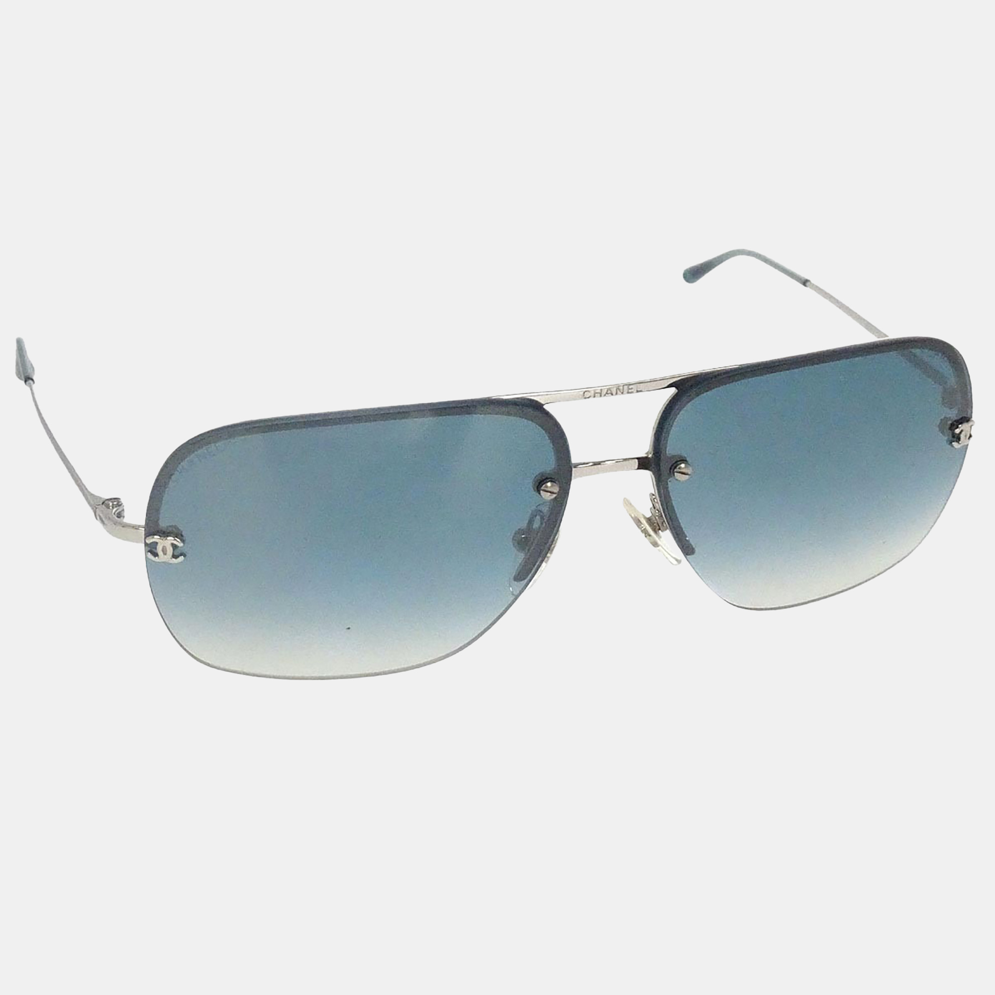

Chanel Sunglasses Eyewear Blue Small Good