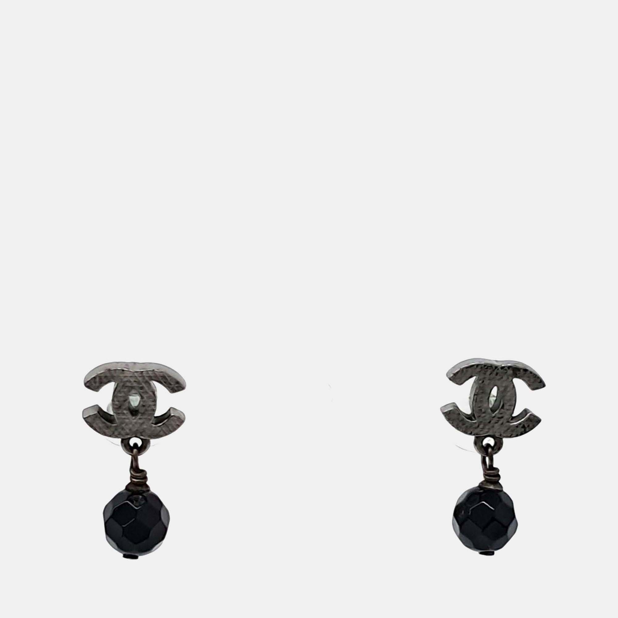 

Chanel Silver Plated Earrings