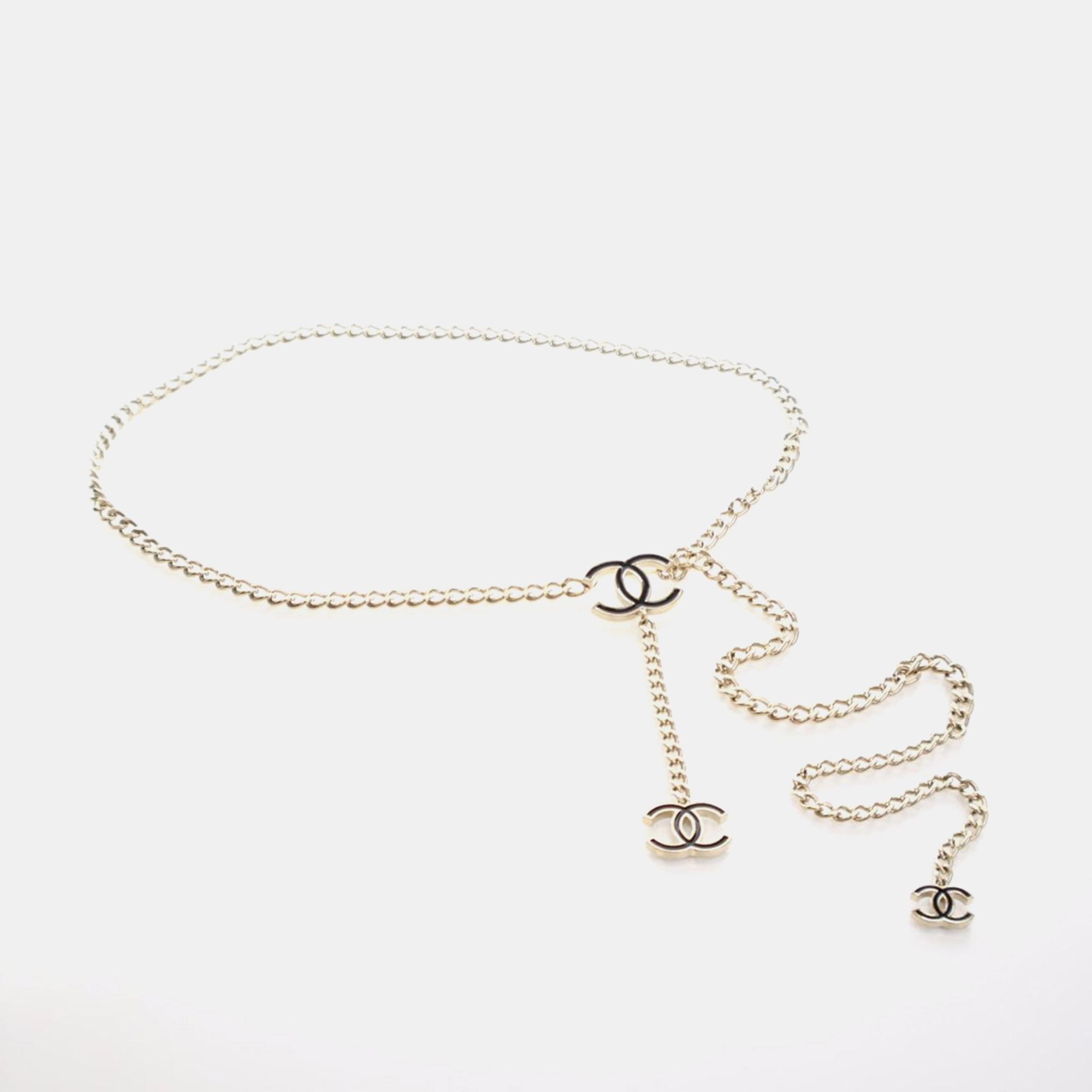 

Chanel Vintage CC Drop Gold Chain Belt