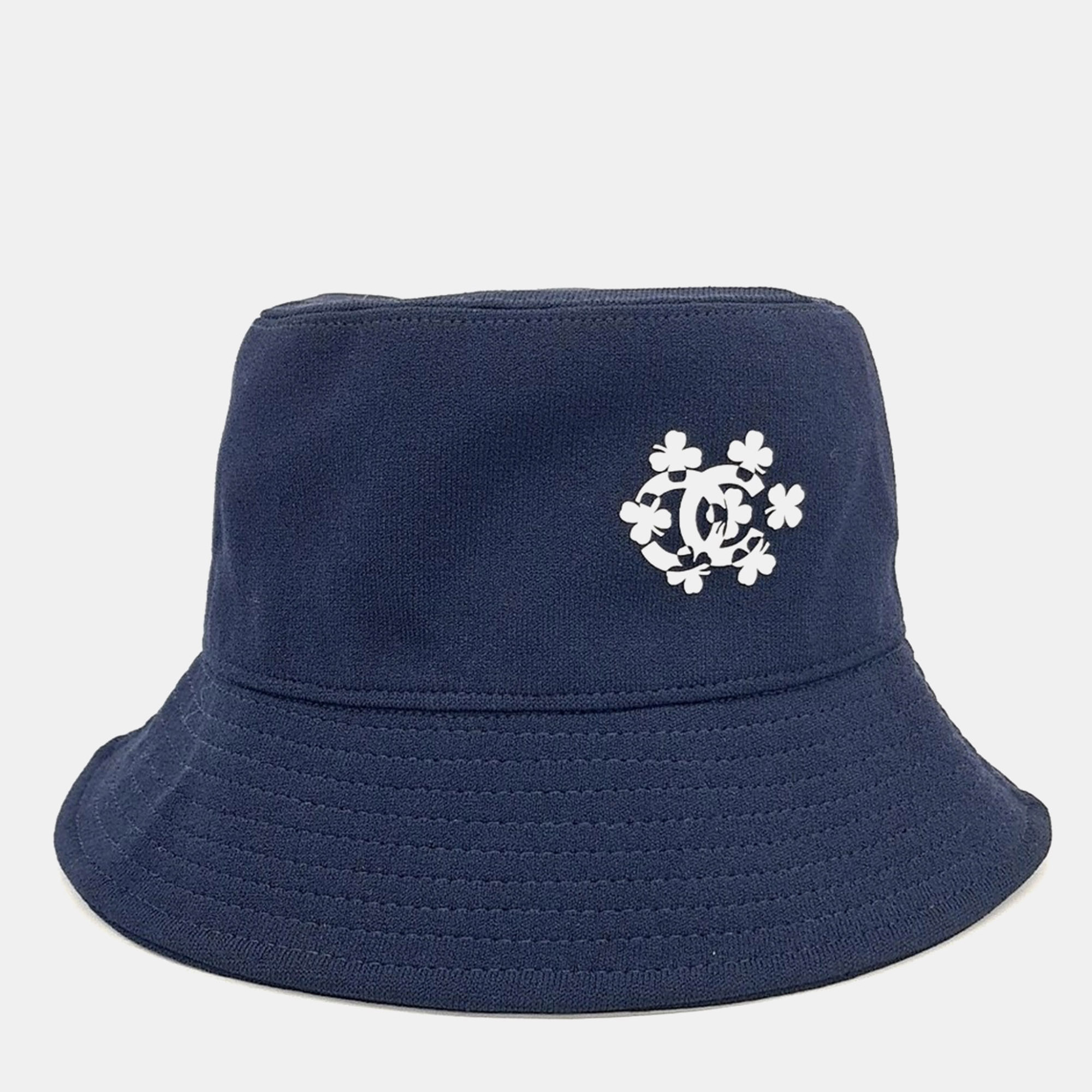 

Chanel Navy Blue Cotton Bucket Hat