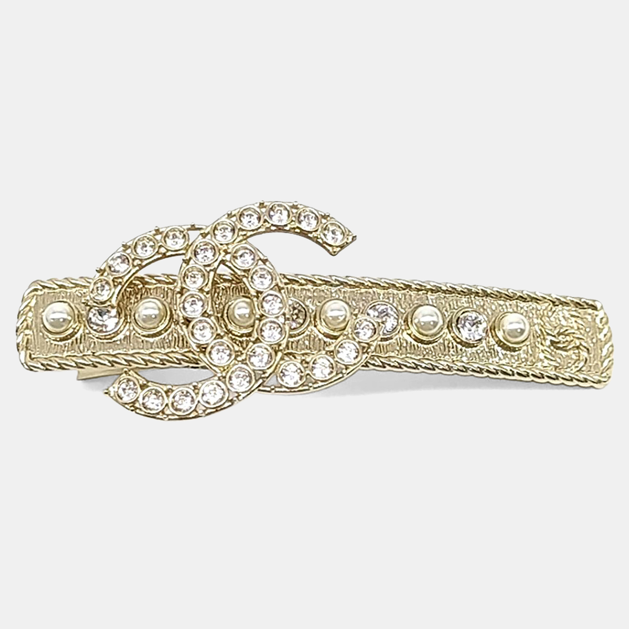 

Chanel Gold Tone Hairpin