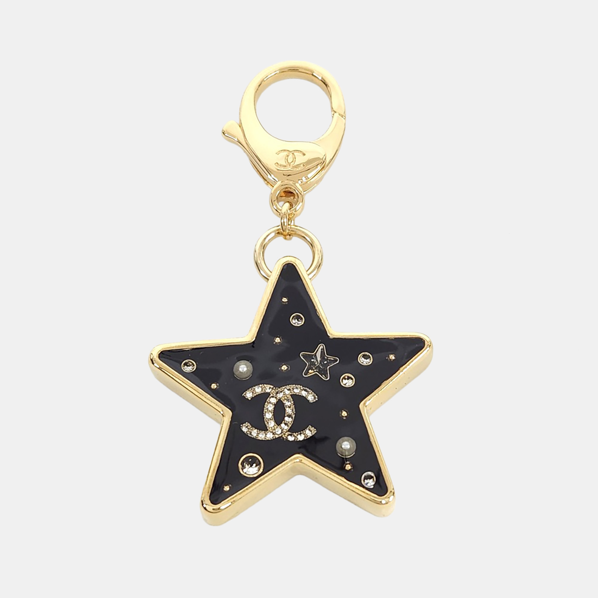 

Chanel Metal Star Keyring, Multicolor