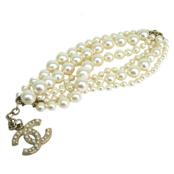مملوكة مسبقًا Chanel Multi Strand Pearl Bracelet
