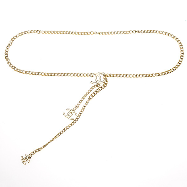 Pre Owned Chanel CC Logo Necklace Belt