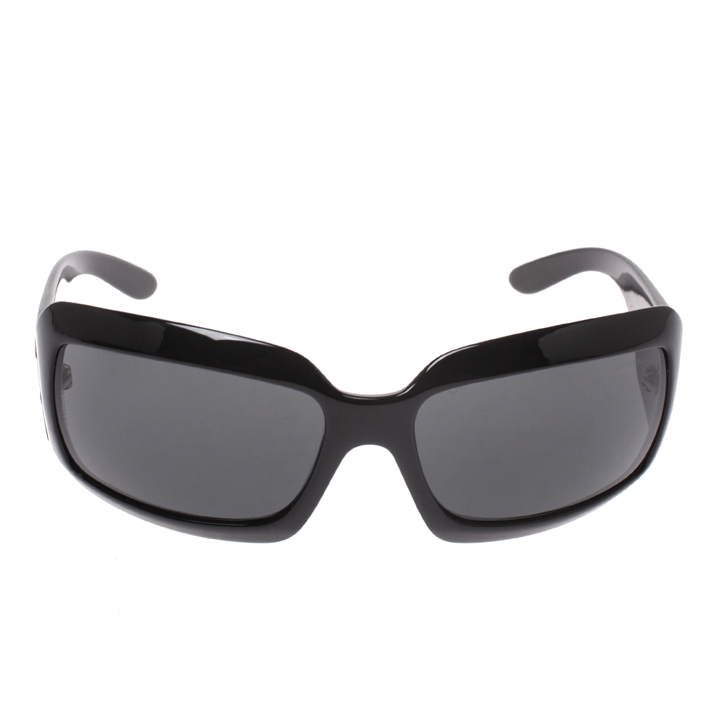 

Chanel Black 60022-Q Rectangle Sunglasses