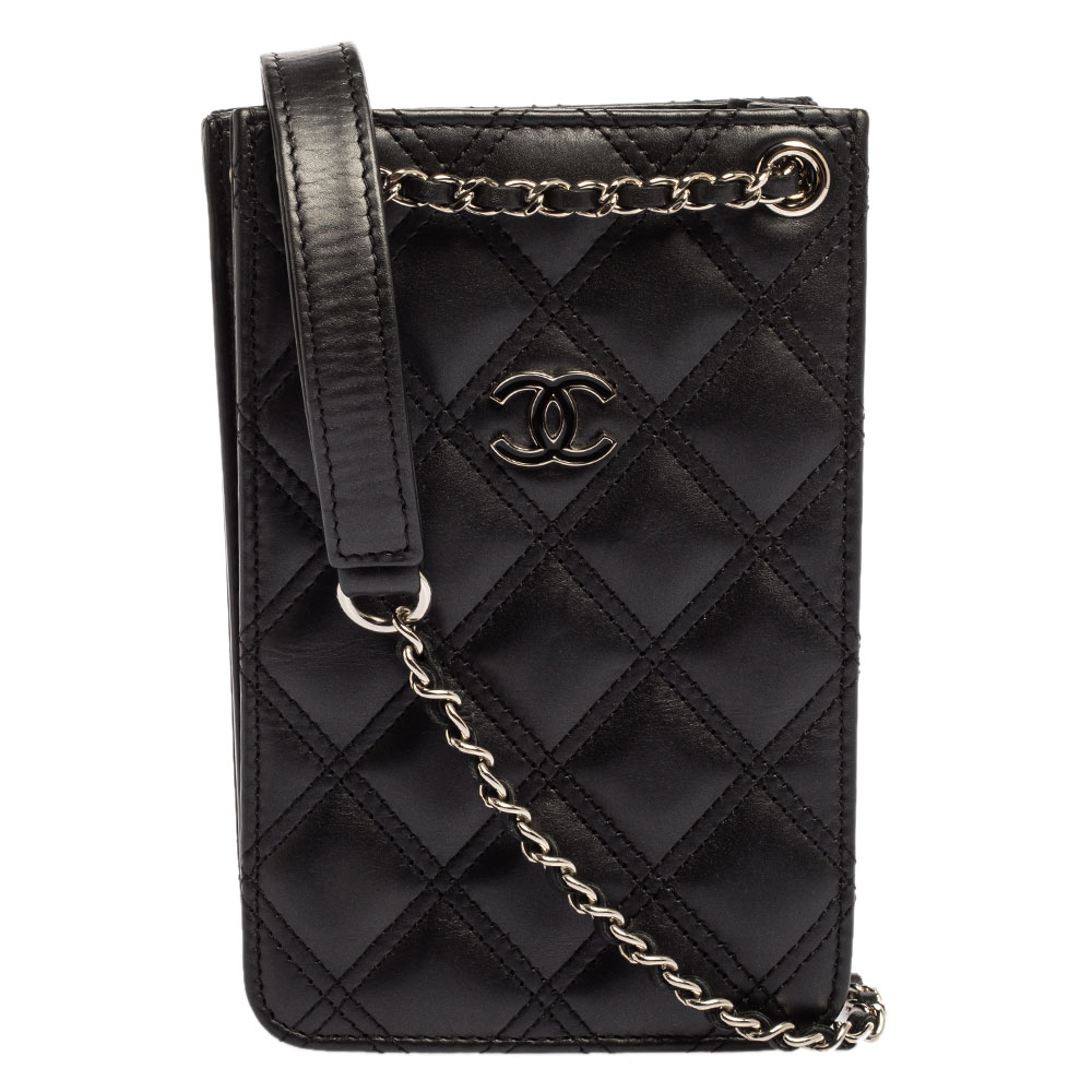 chanel crossbody phone holder