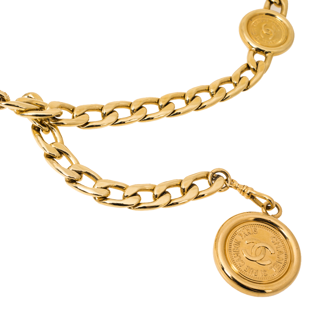 

Chanel Gold Tone CC Chain Link Belt