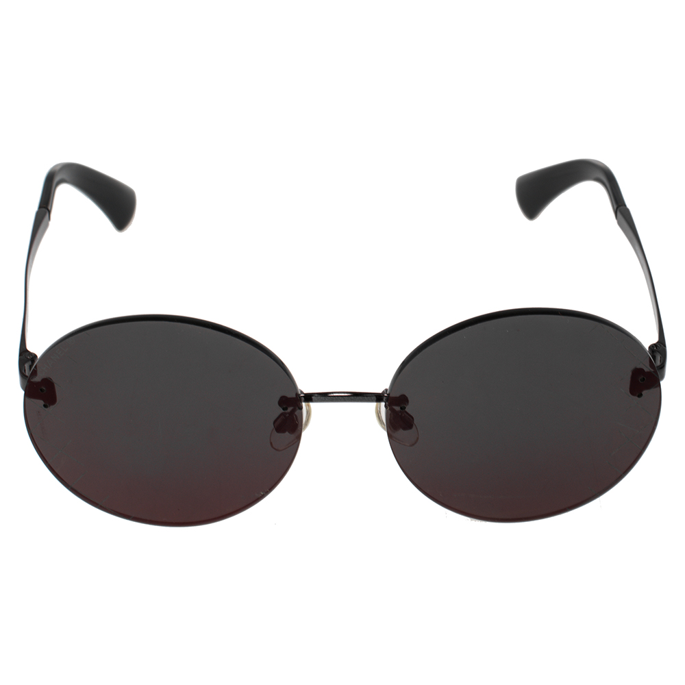 

Chanel Purple 4216 Reflective Round Sunglasses