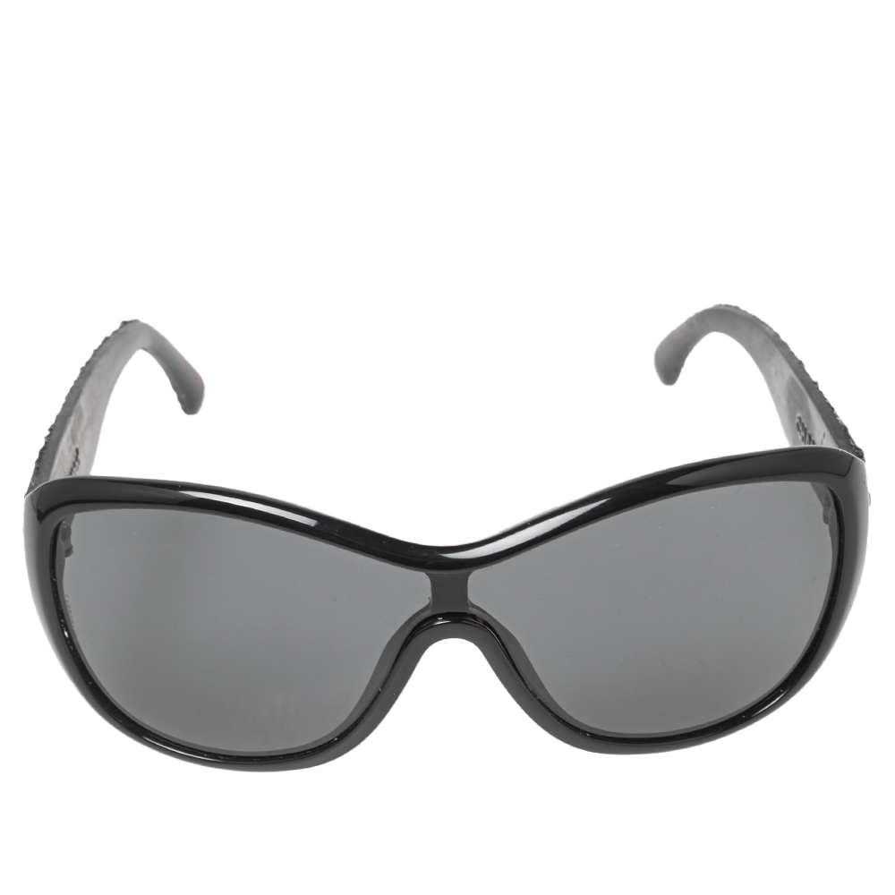 

Chanel Black 5242 Shield Sunglasses