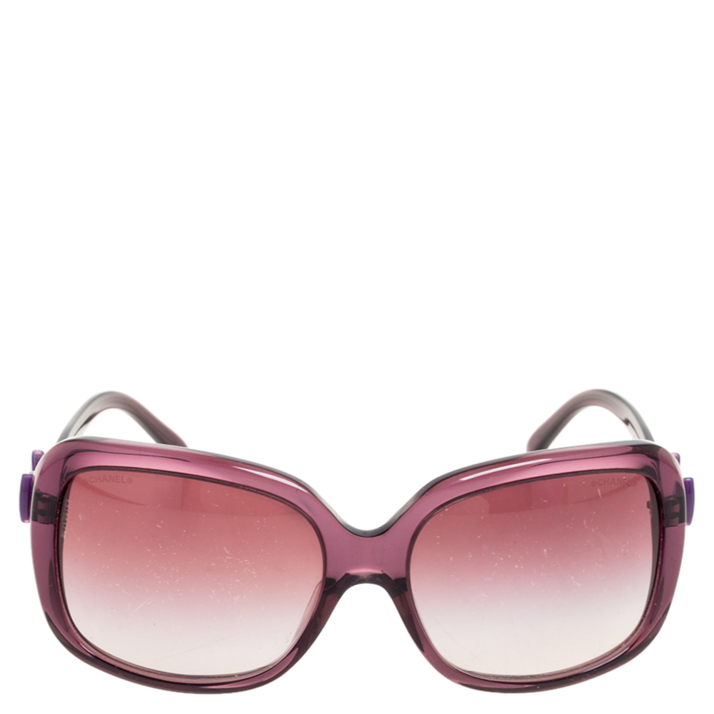 

Chanel Purple/Purple Gradient 5171 Bow Square Sunglasses