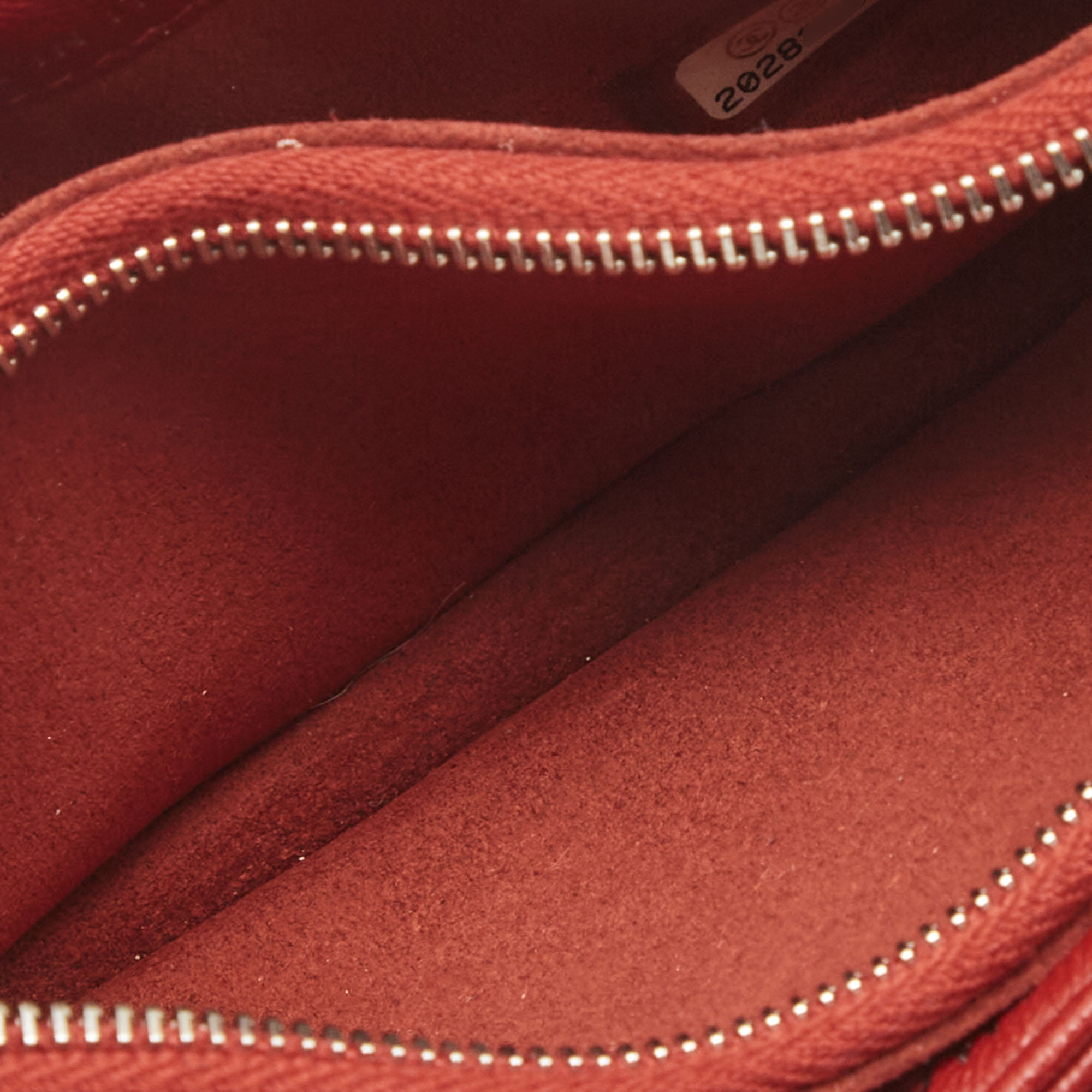

Chanel Red Quilted Leather CC Phone Holder Pouch