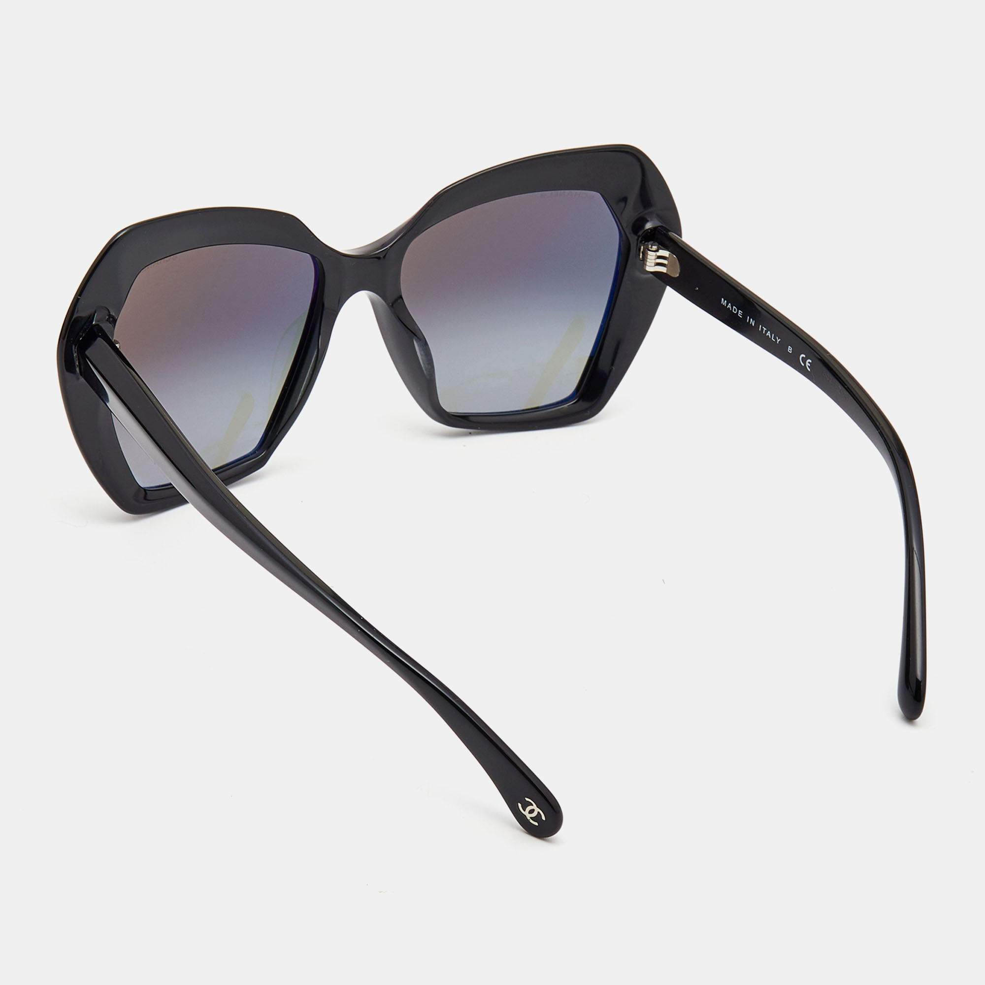 

Chanel Black Spring Gradient Oversized Sunglasses