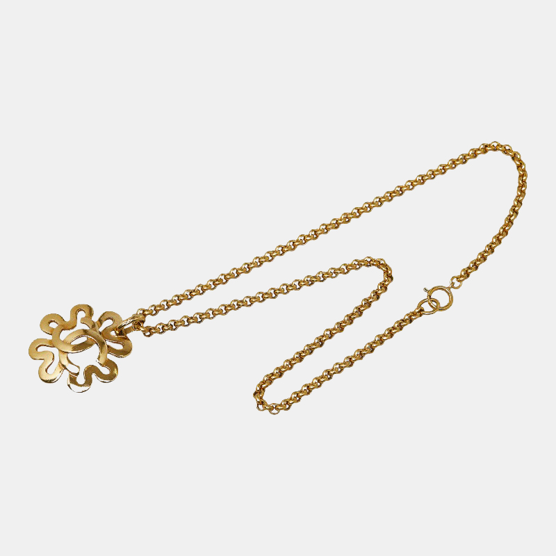 

Chanel CC Crystal, Yellow Gold Tone pendant