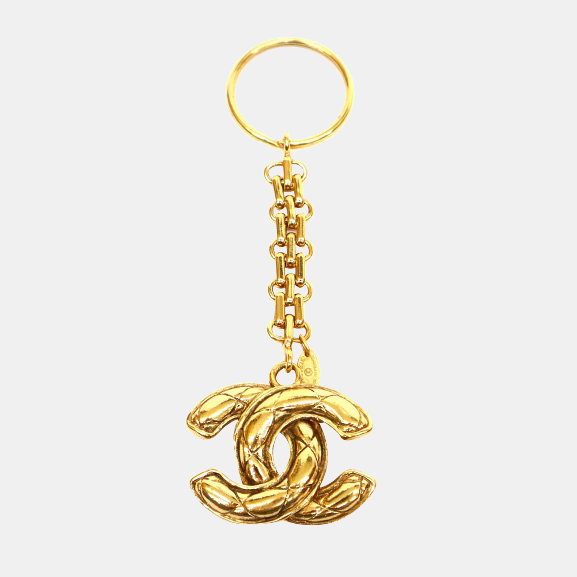 Chanel CC Keychain - Gold Keychains, Accessories - CHA973725