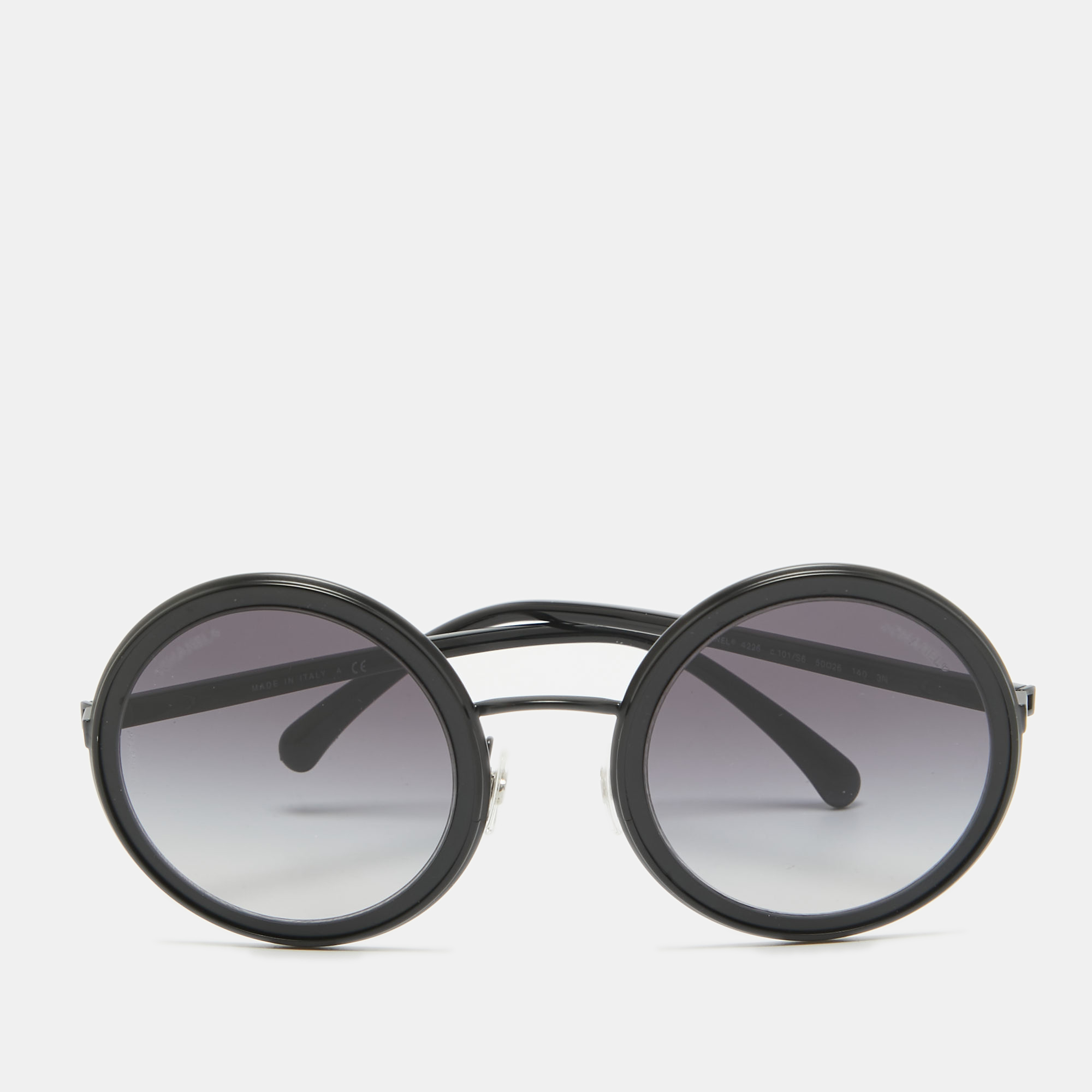 

Chanel Black Gradient 4226 Round Sunglasses
