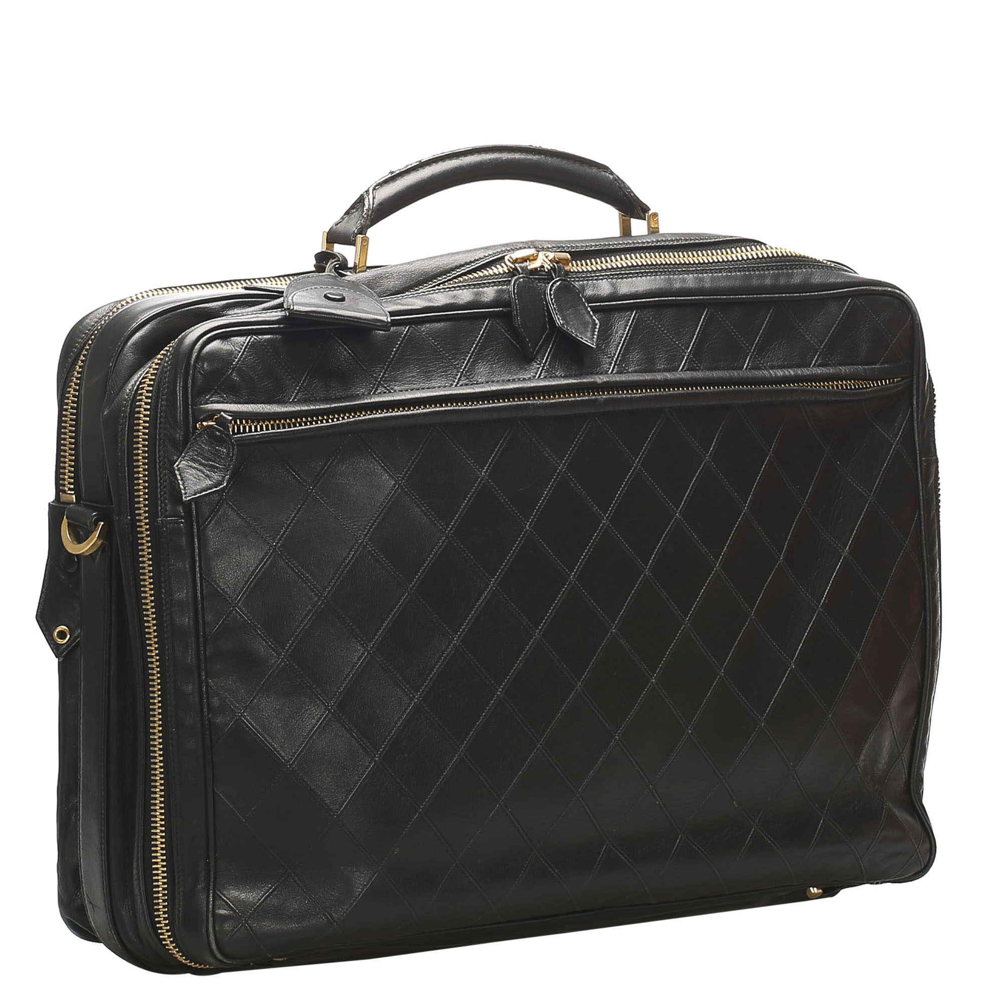 

Chanel Black Leather Timeless Business Bag