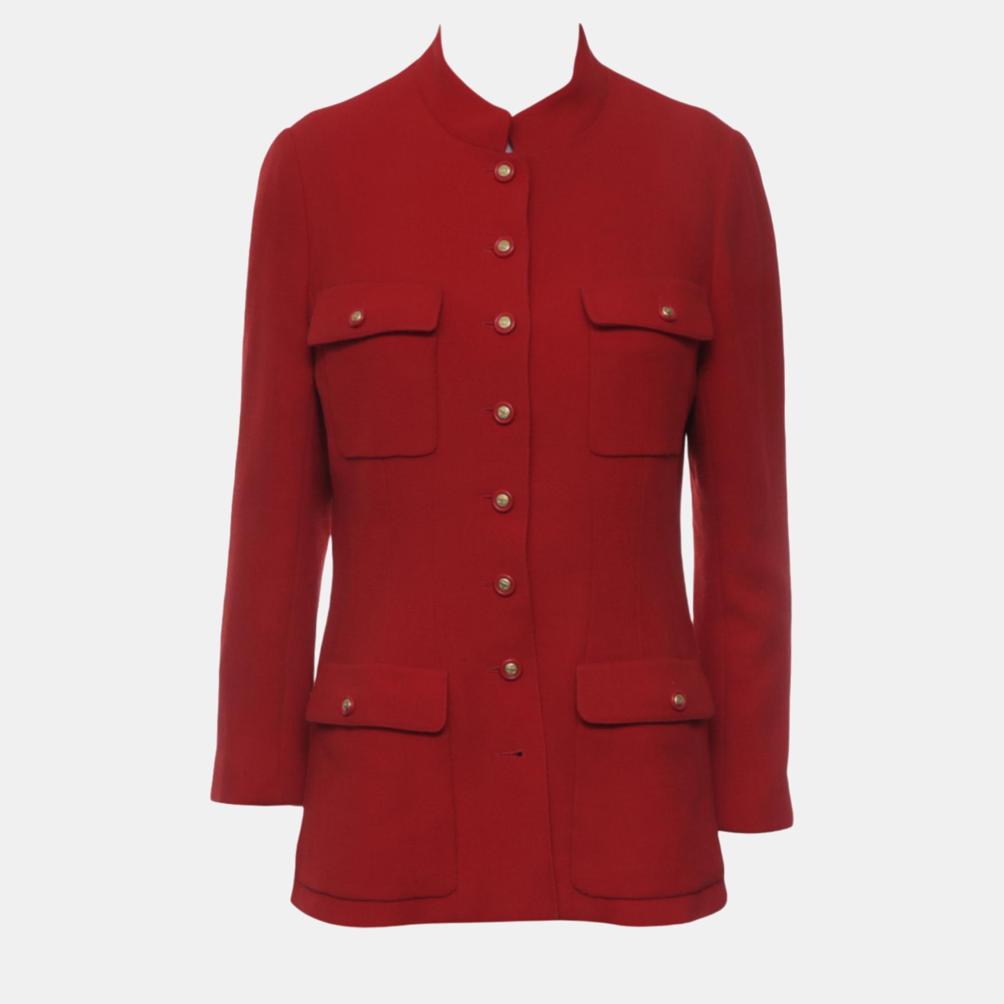 

Chanel Vintage Tweed Jacket, Red