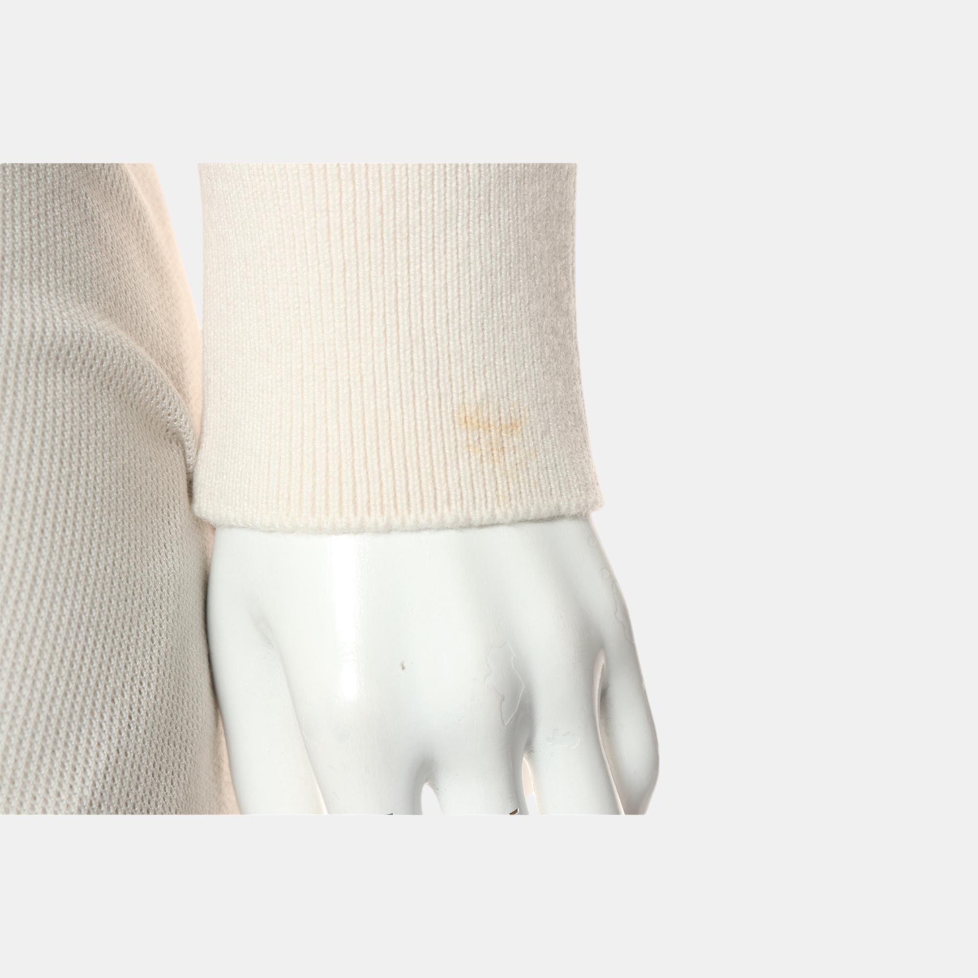 Chanel Logo Knitted Cashmere Sweater 