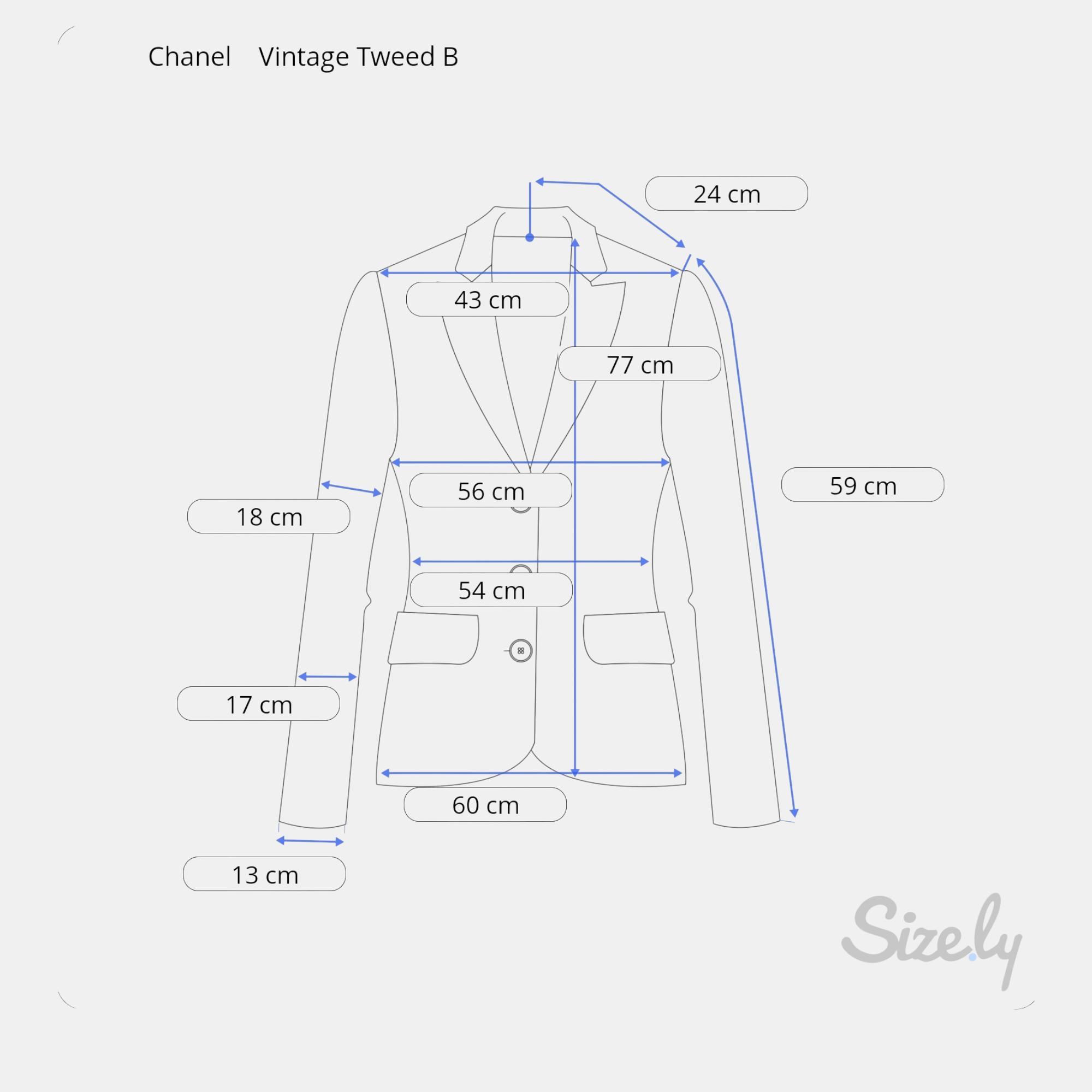 Chanel Vintage Tweed Blazer 