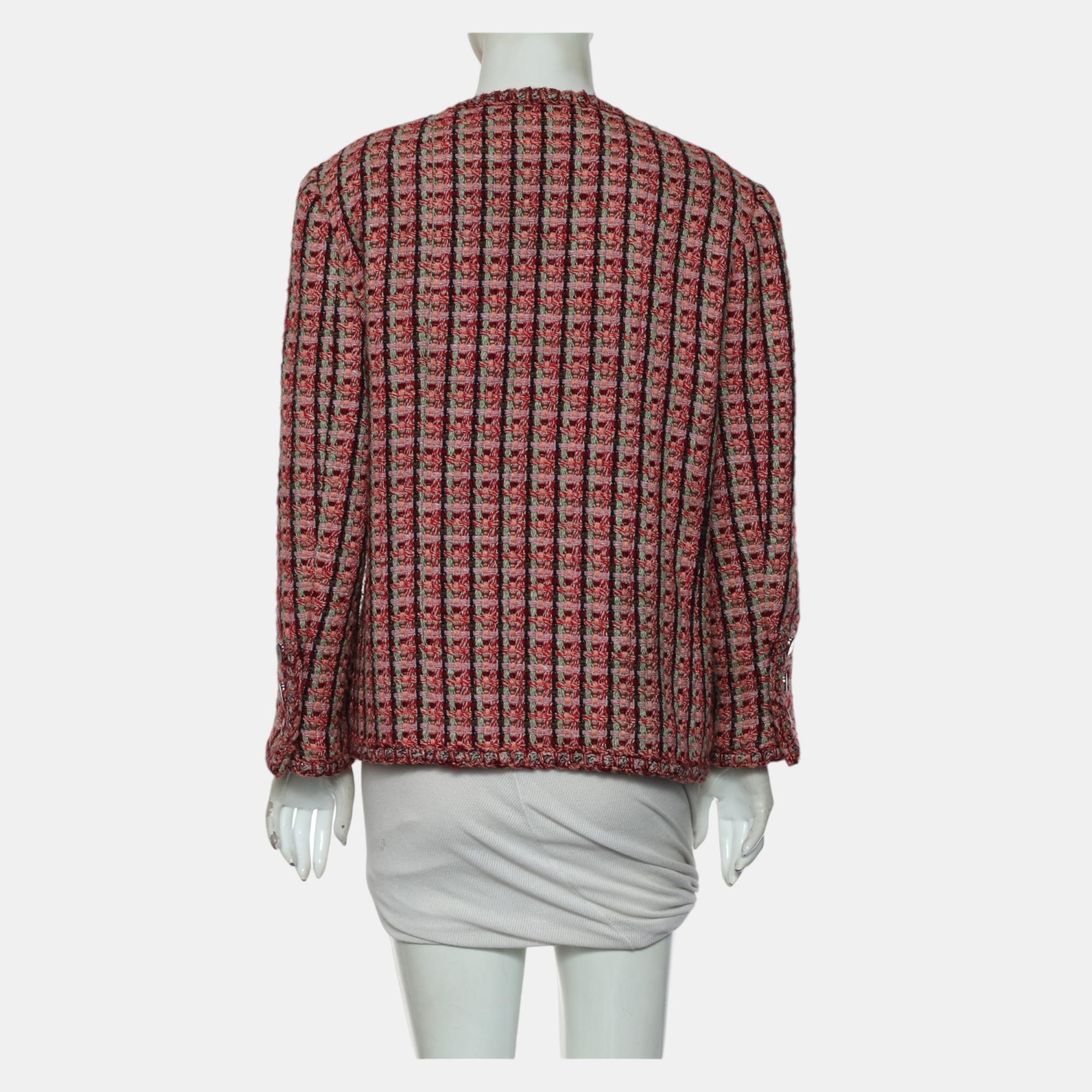 Chanel 02P Vintage Tweed Blazer 