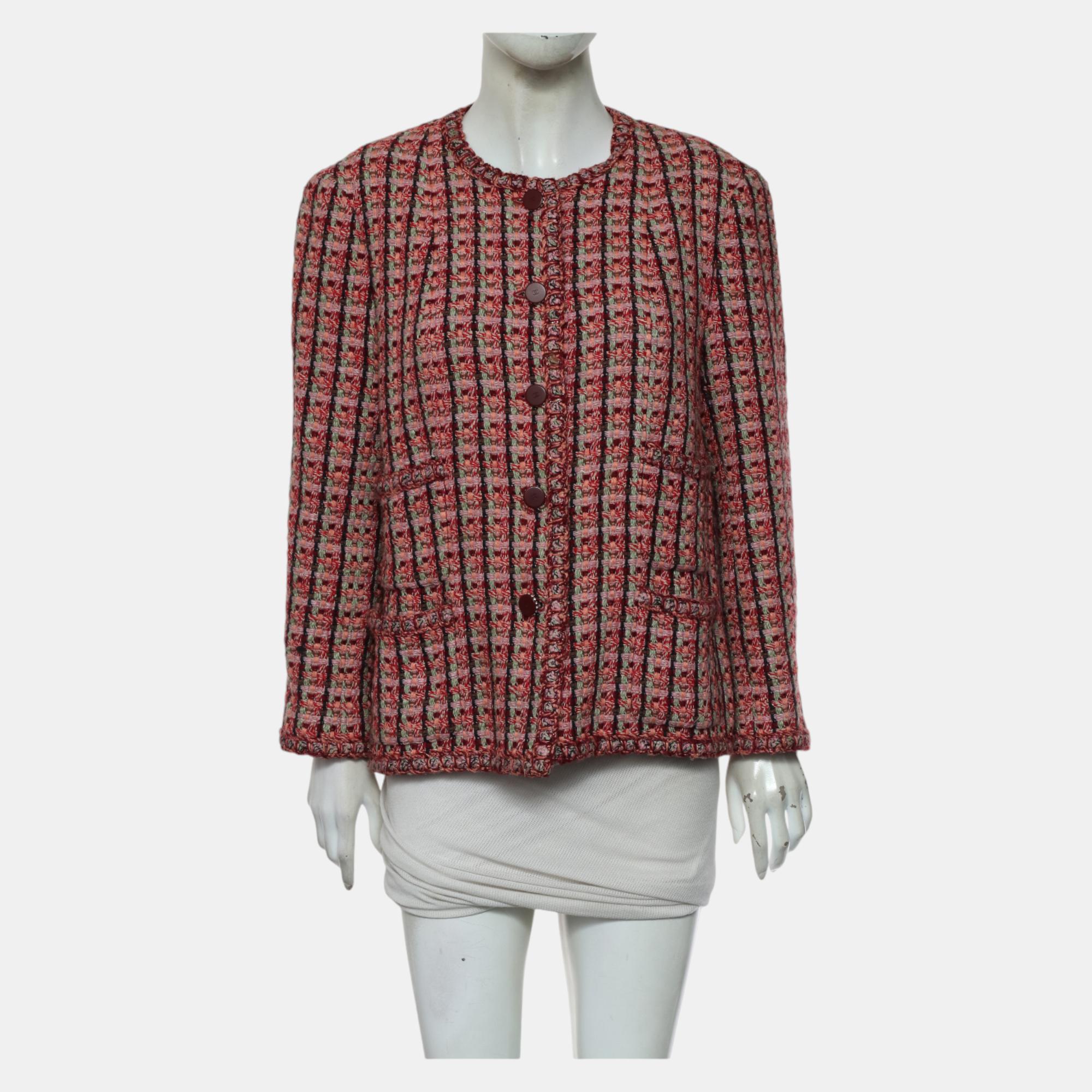 Chanel 02P Vintage Tweed Blazer 