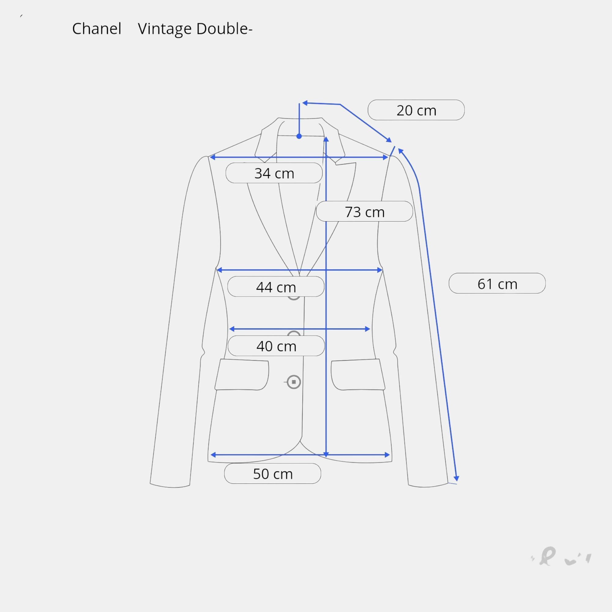 Chanel Vintage Double-Breasted Jacket 