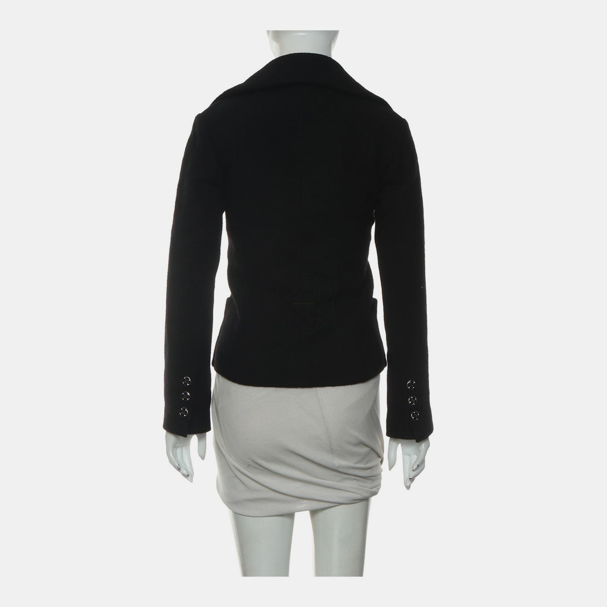 Chanel 22A/W Three-Buttons Wool Blazer 