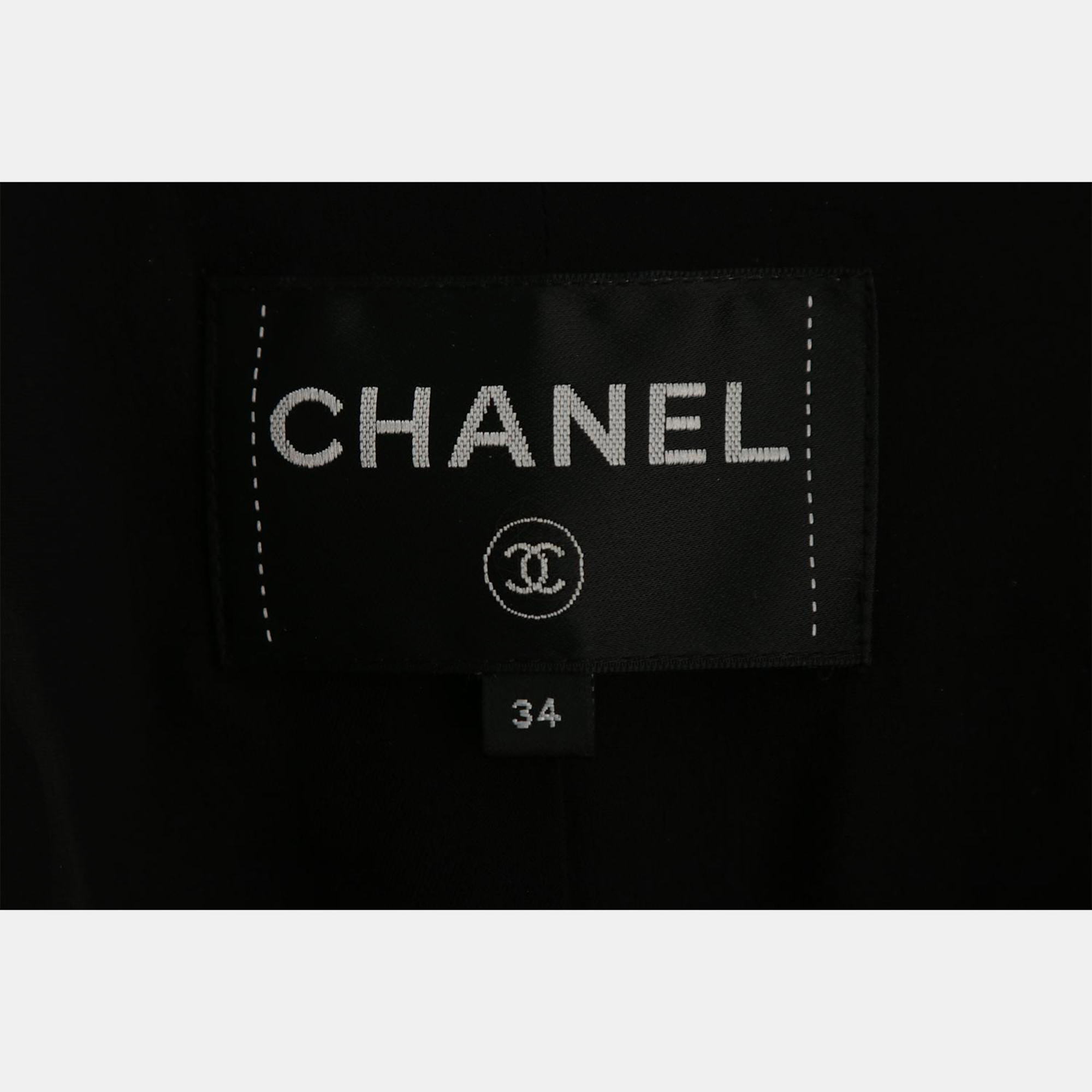 Chanel 22A/W Three-Buttons Wool Blazer 