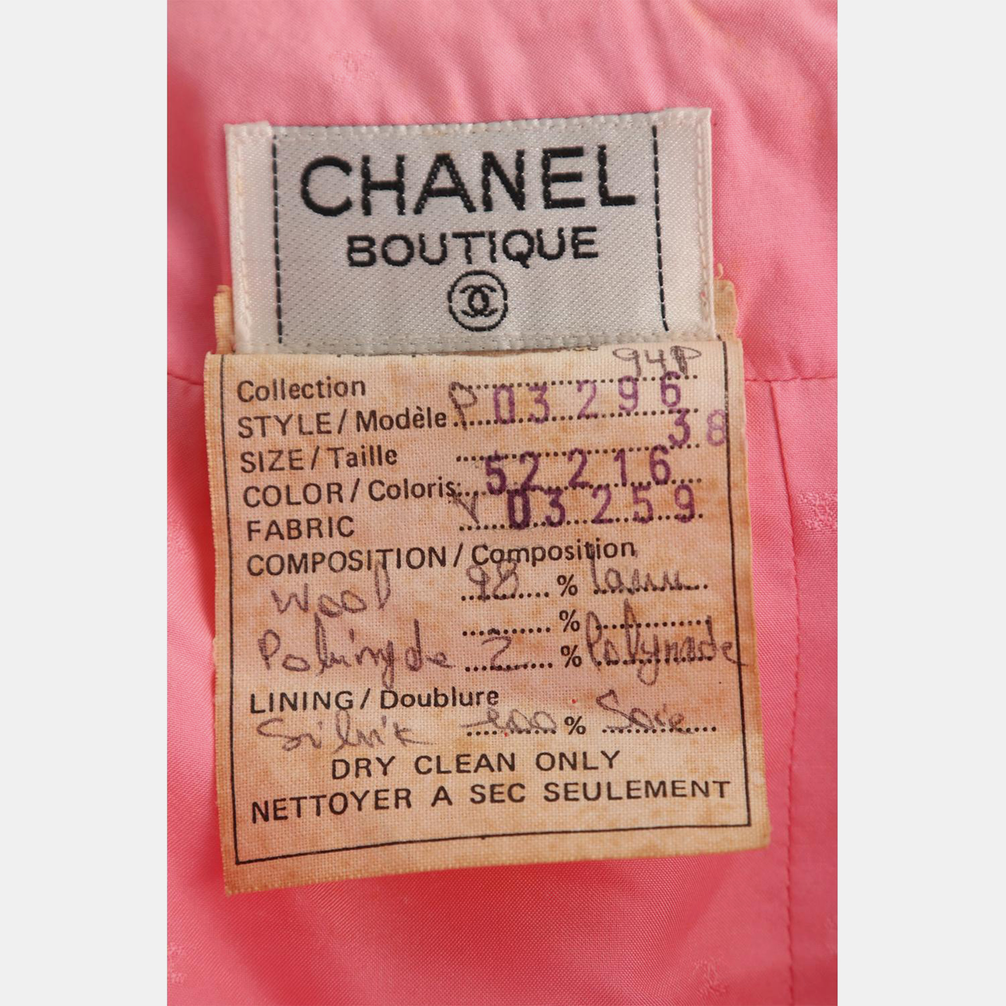 Chanel Vintage Tweed Skirt 