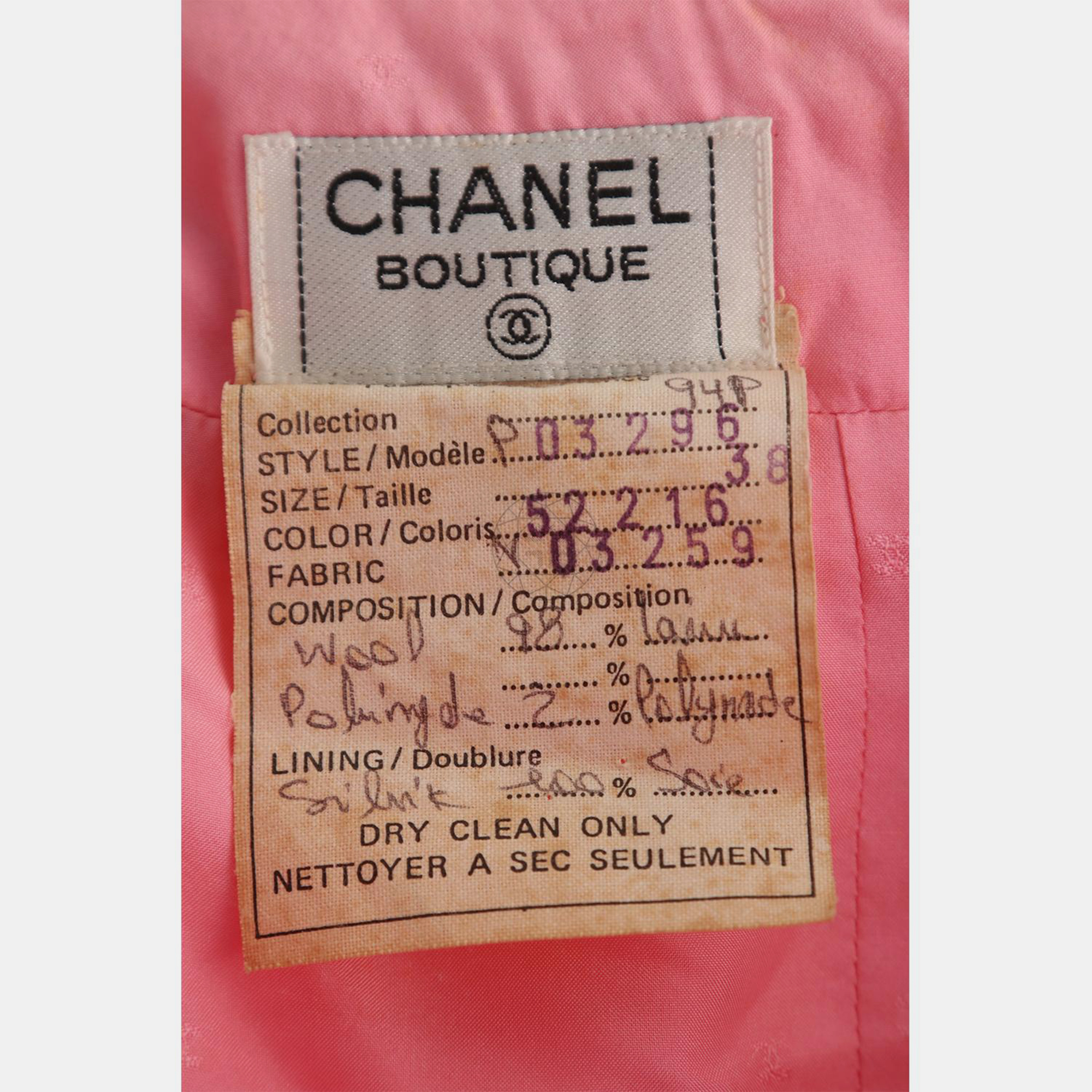 Chanel Vintage Tweed Skirt 