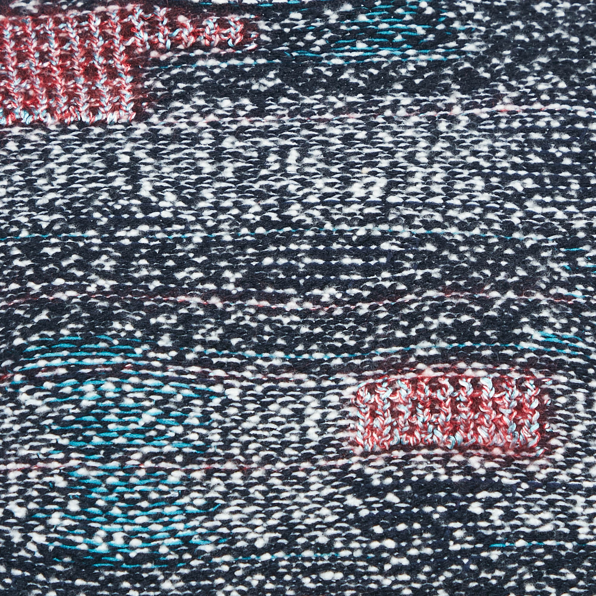 Chanel Multicolor Wool Blend Turtle Neck Jumper M 