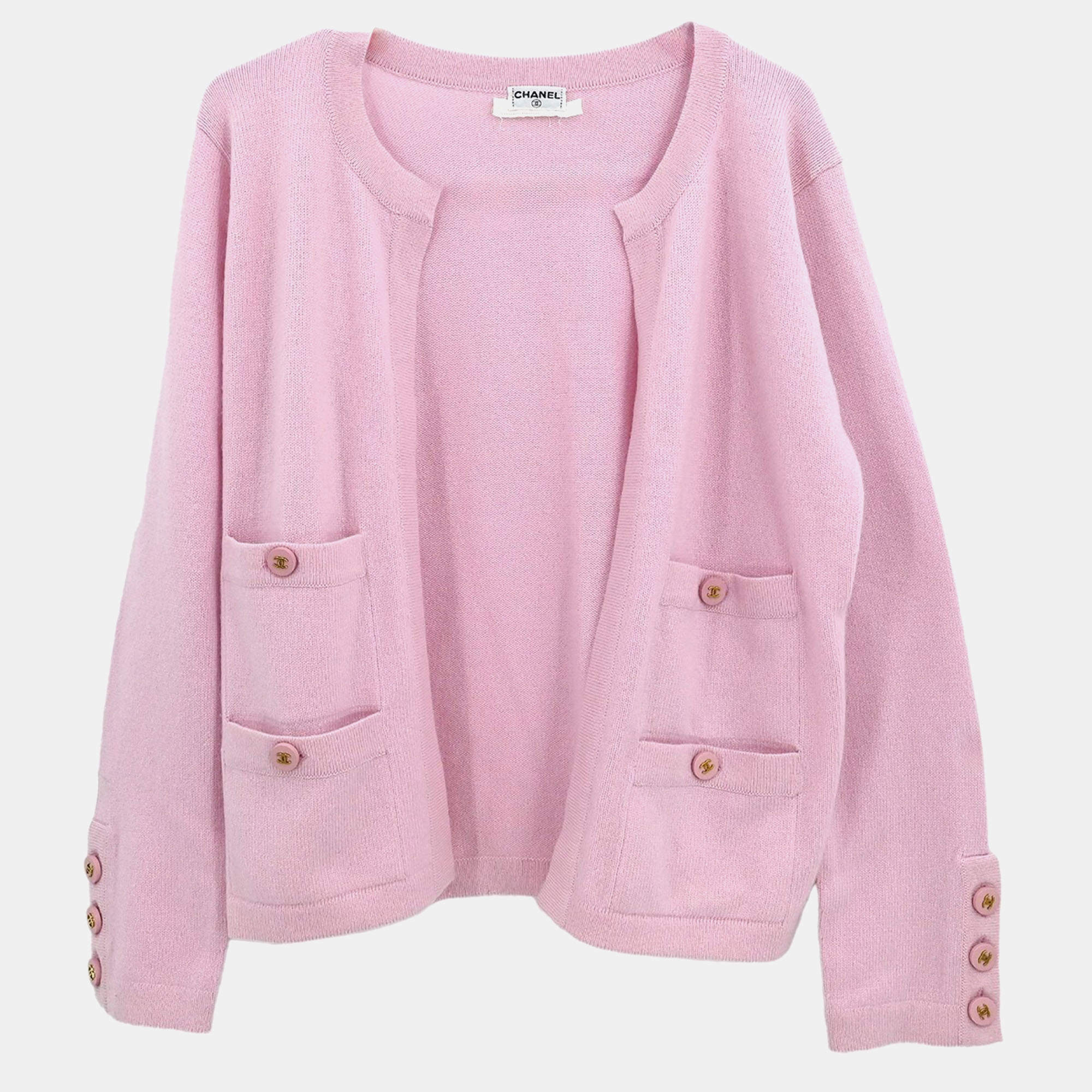 

Chanel Cardigan Pink