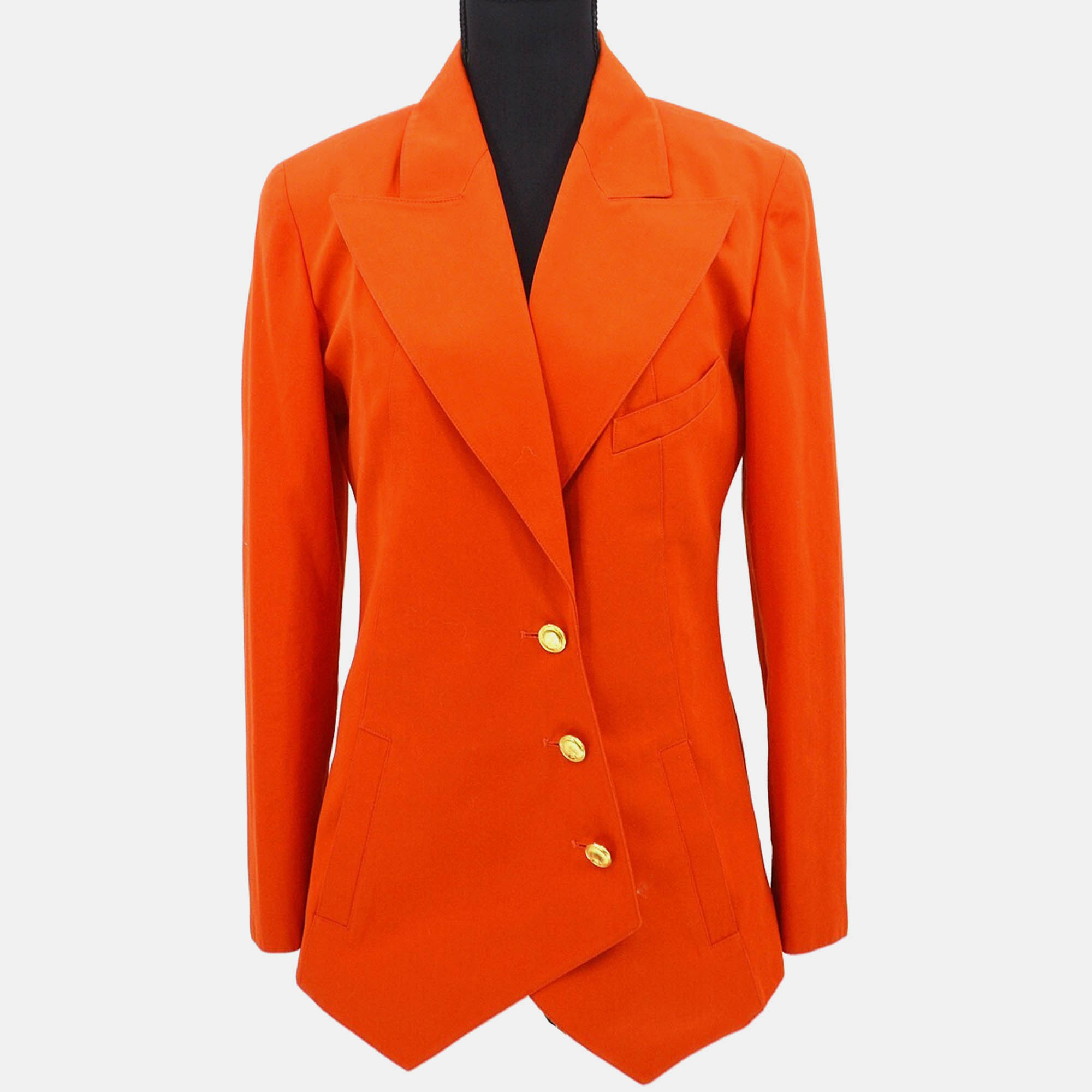 

Chanel Red Fabric Jacket Size 36