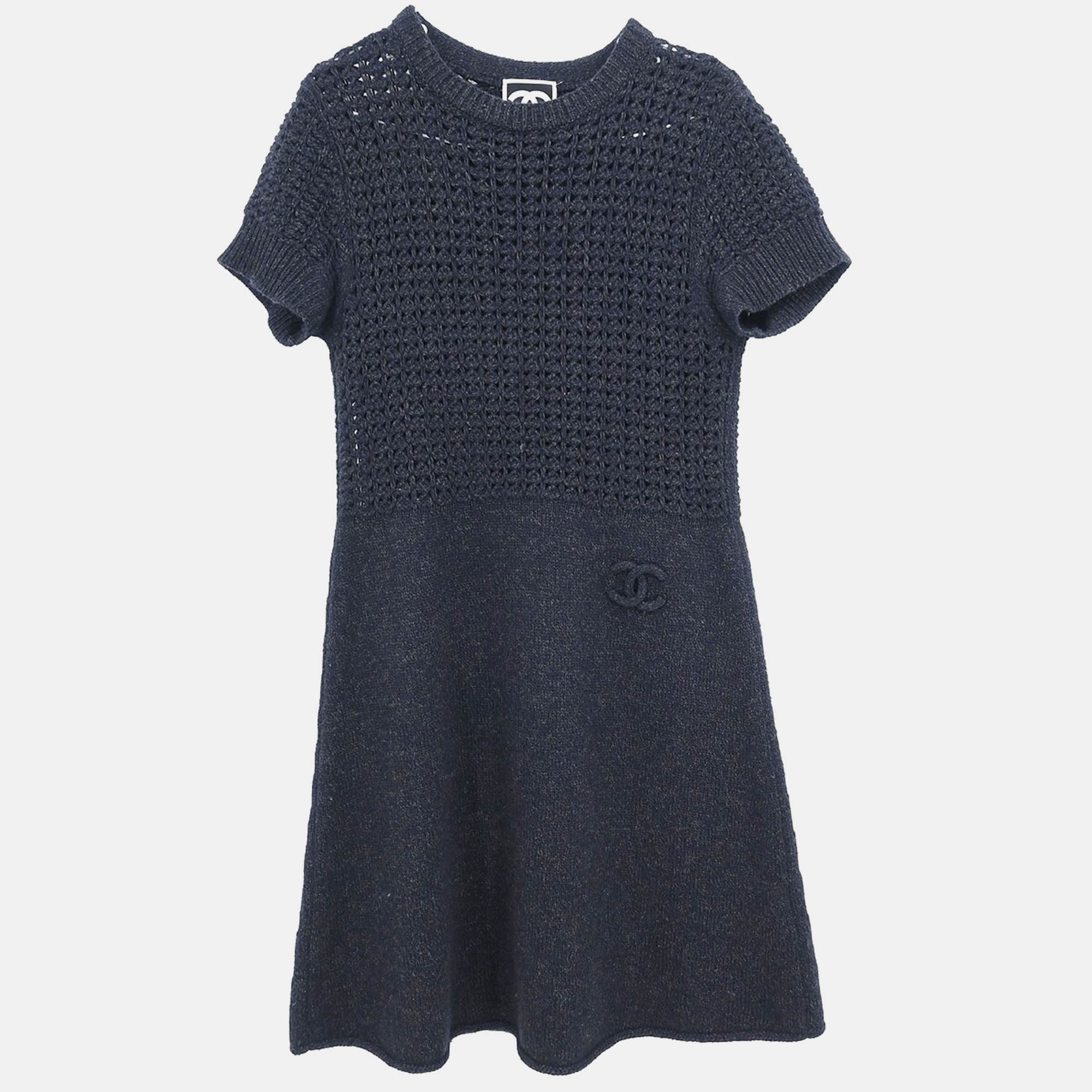 

Chanel Sport Line Dress Dark Gray Size 38, Grey