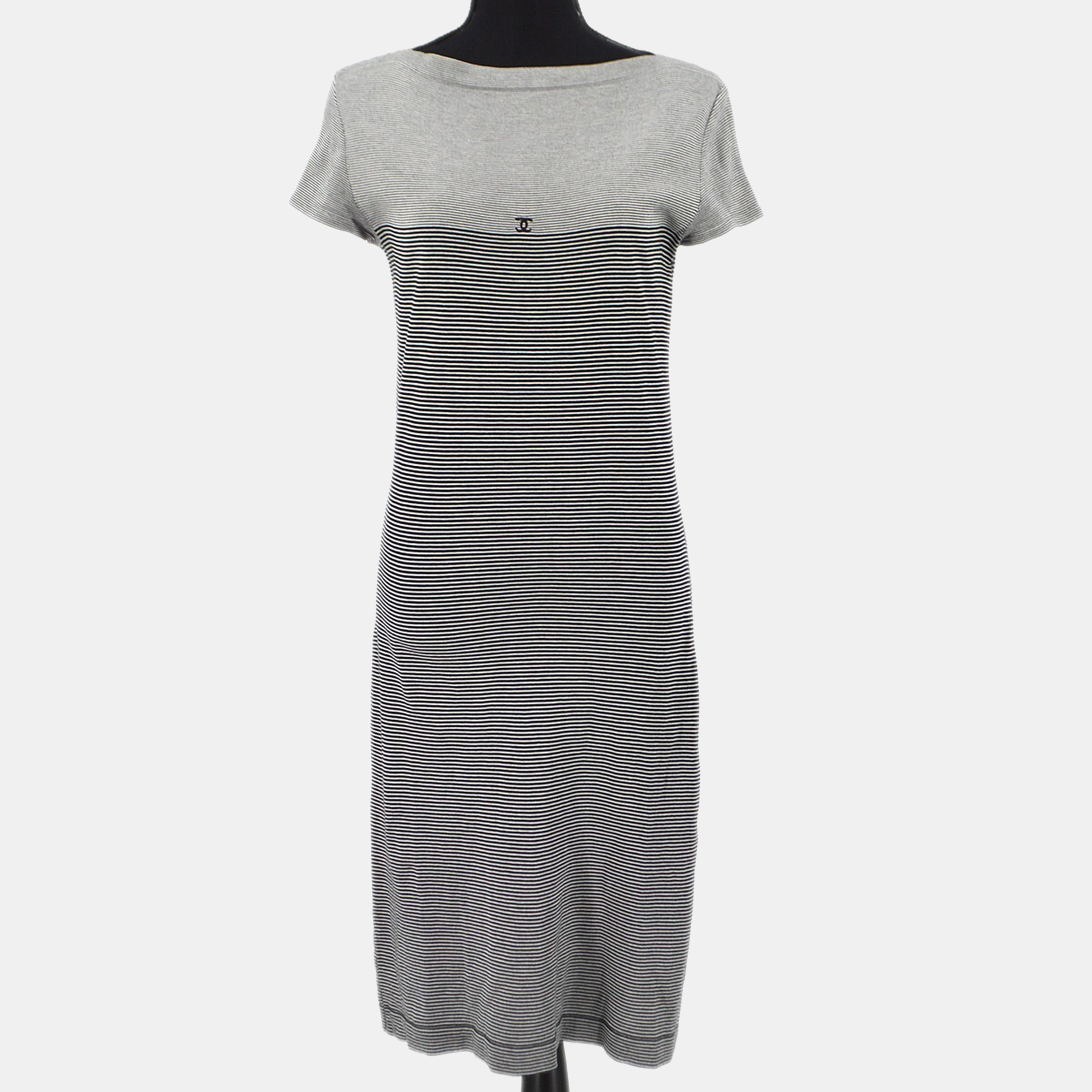 

Chanel Dress Gray #38, Black